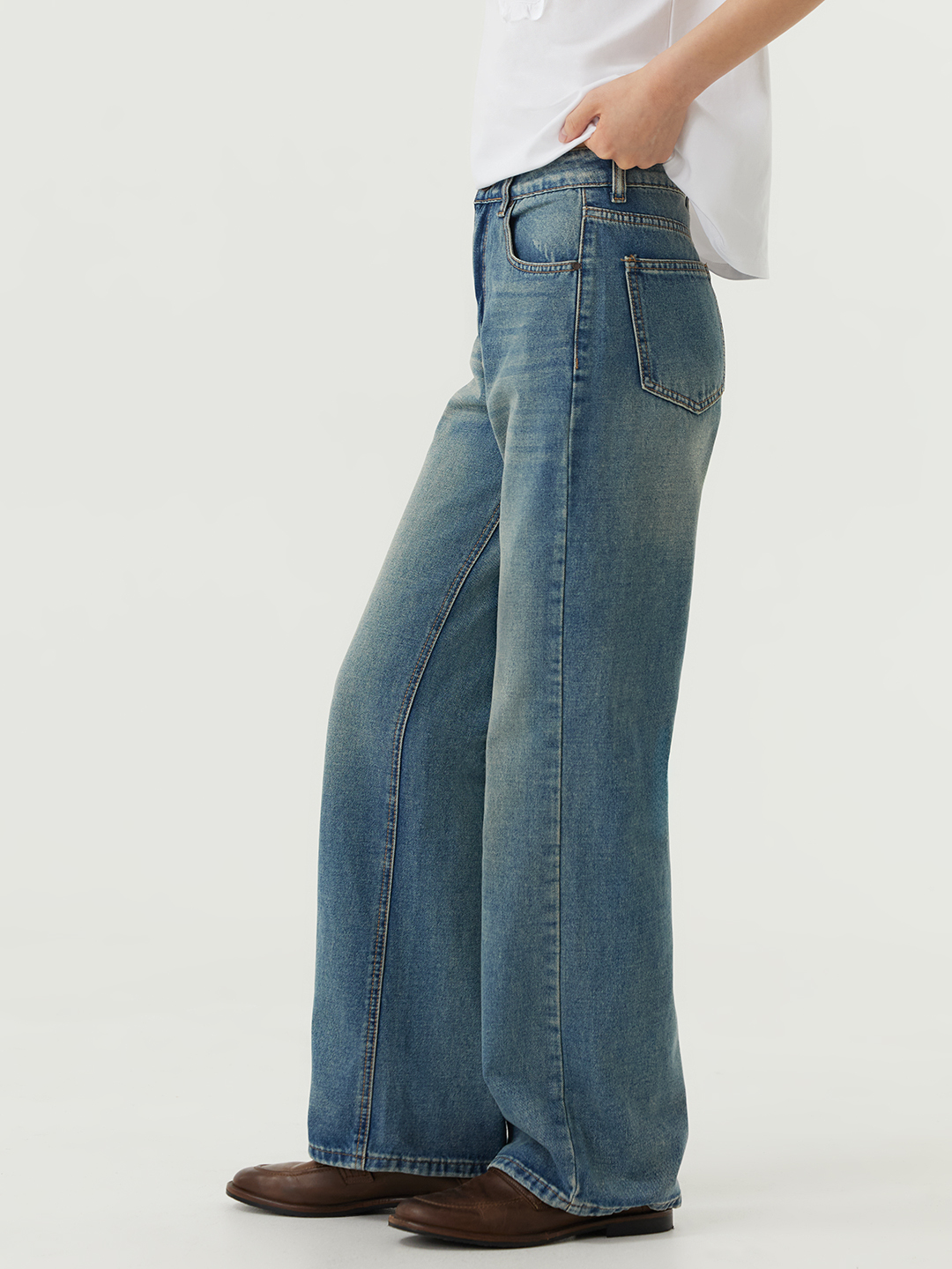 Джинсы синий для женщин 48360-65 74