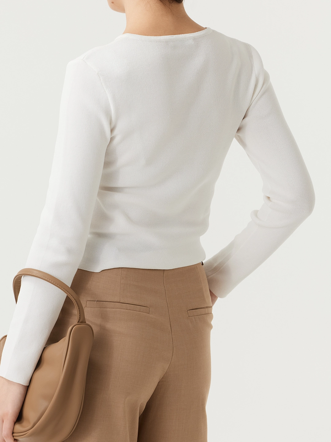 Кардиган белый для женщин 48113-4 50