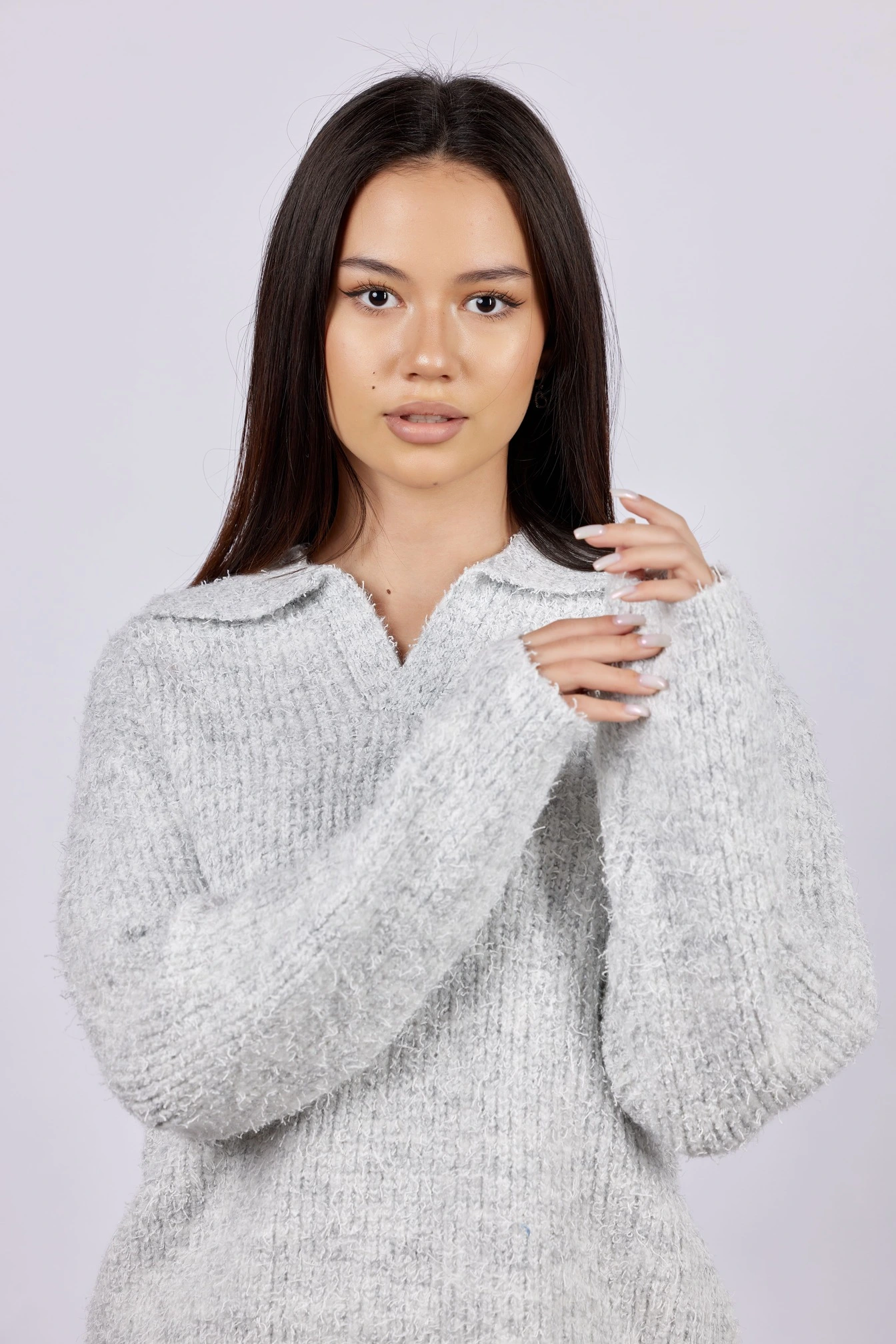 Свитер серый для женщин 43242-61 65