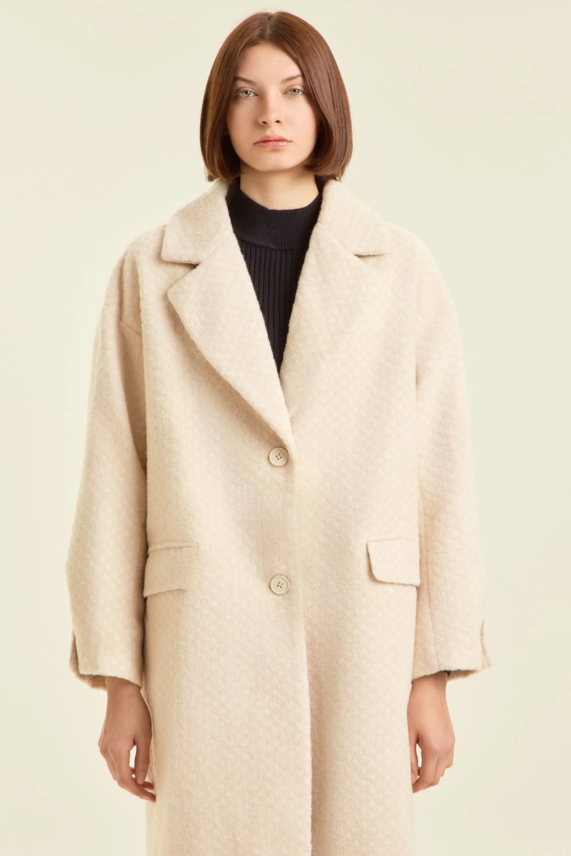 Пальто айвори для женщин 47109-234 53