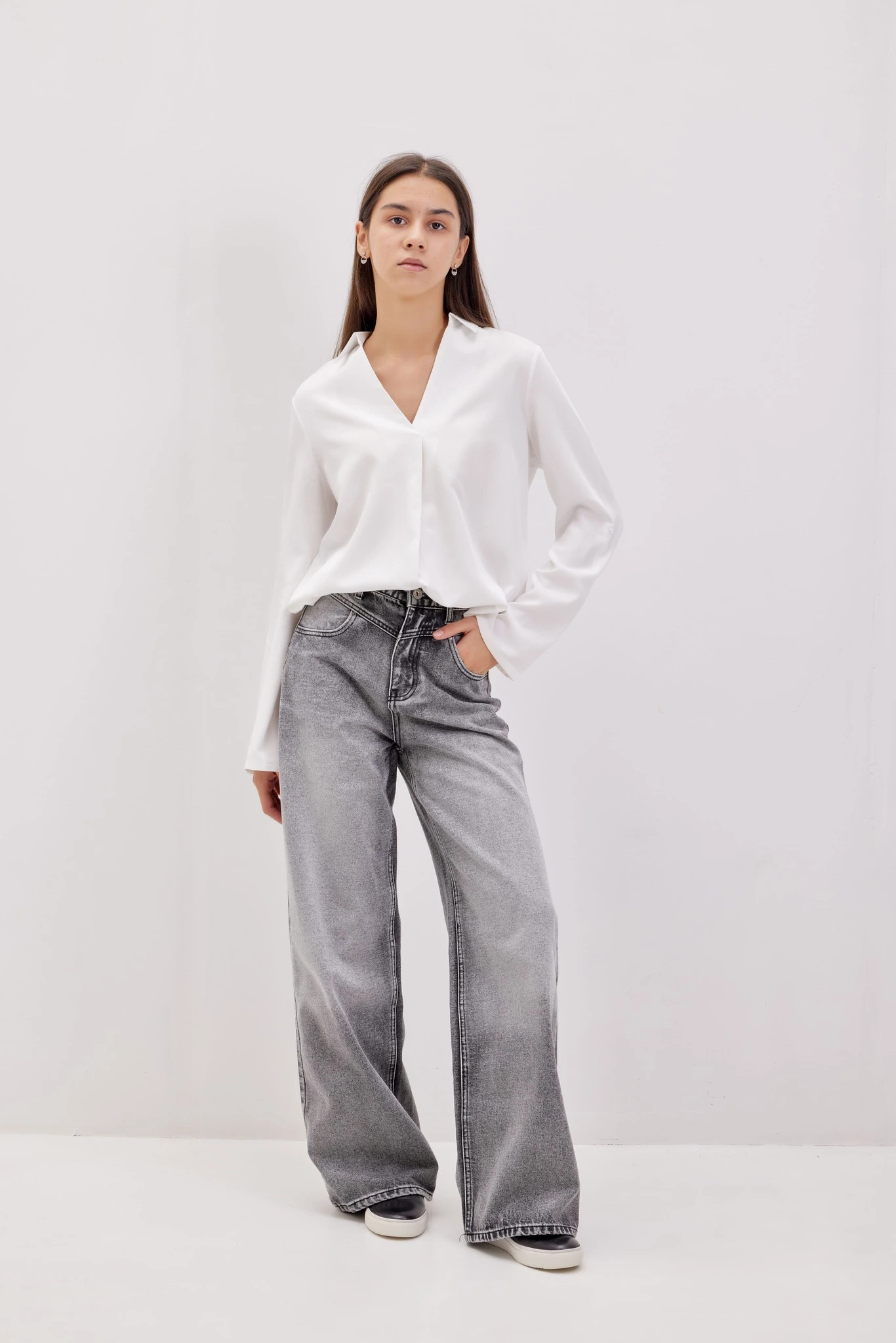 Блузка белый для женщин 42257-4 28