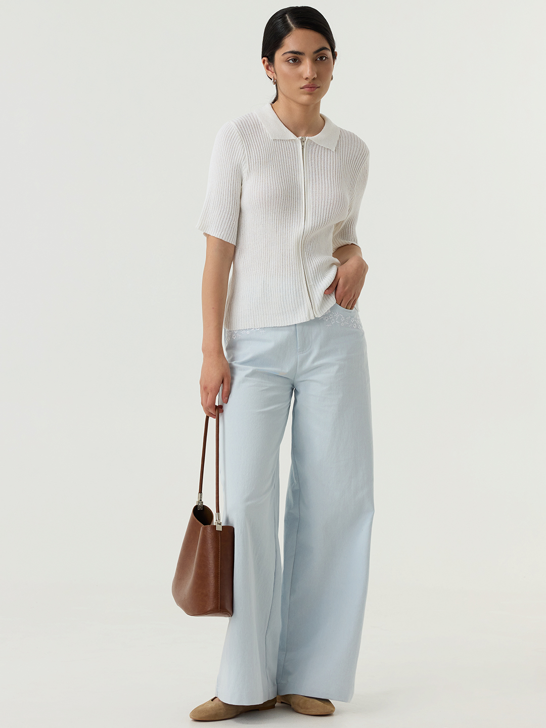 Кардиган белый для женщин 48200-4 50