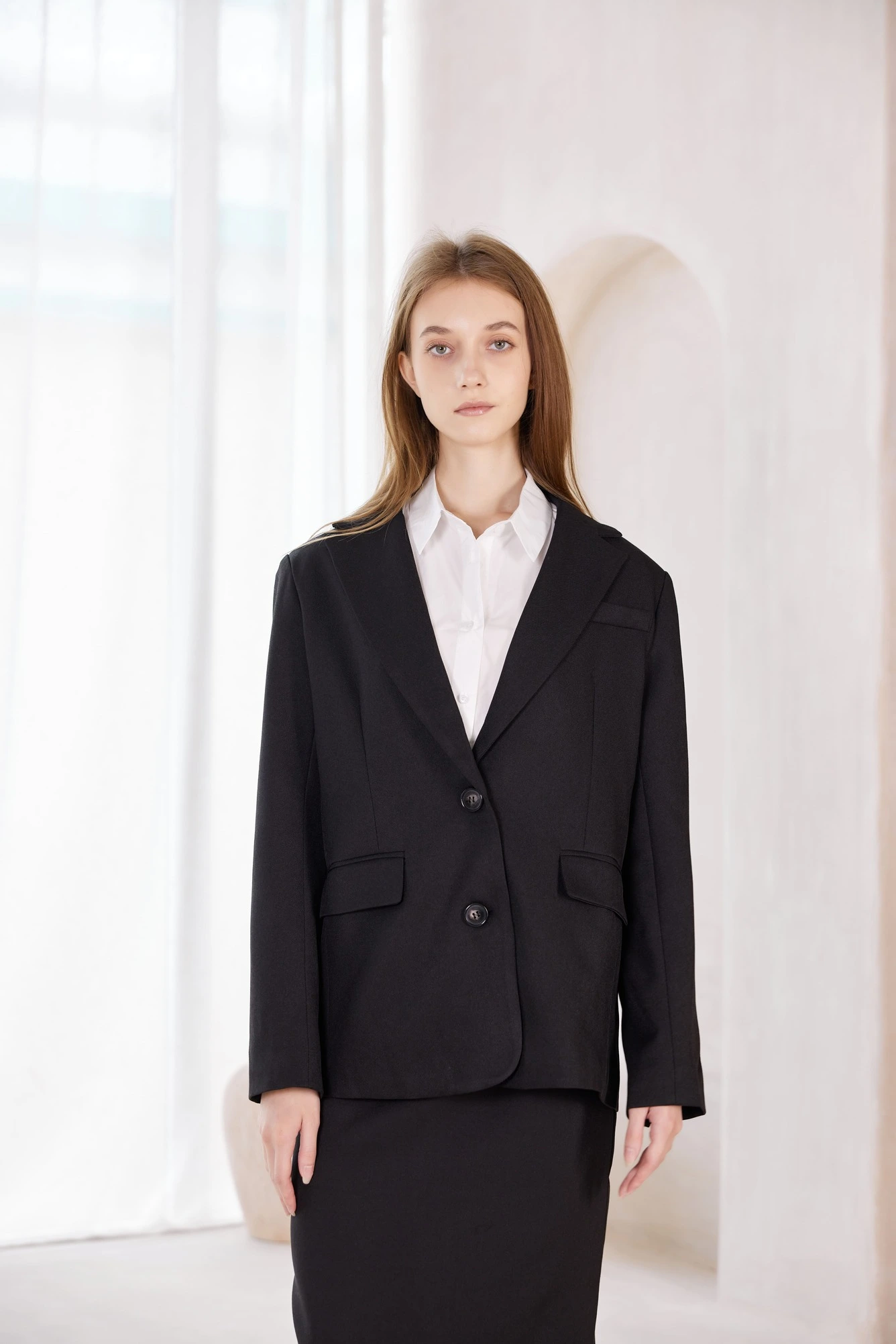 Жакет черный для женщин 42177-1 64