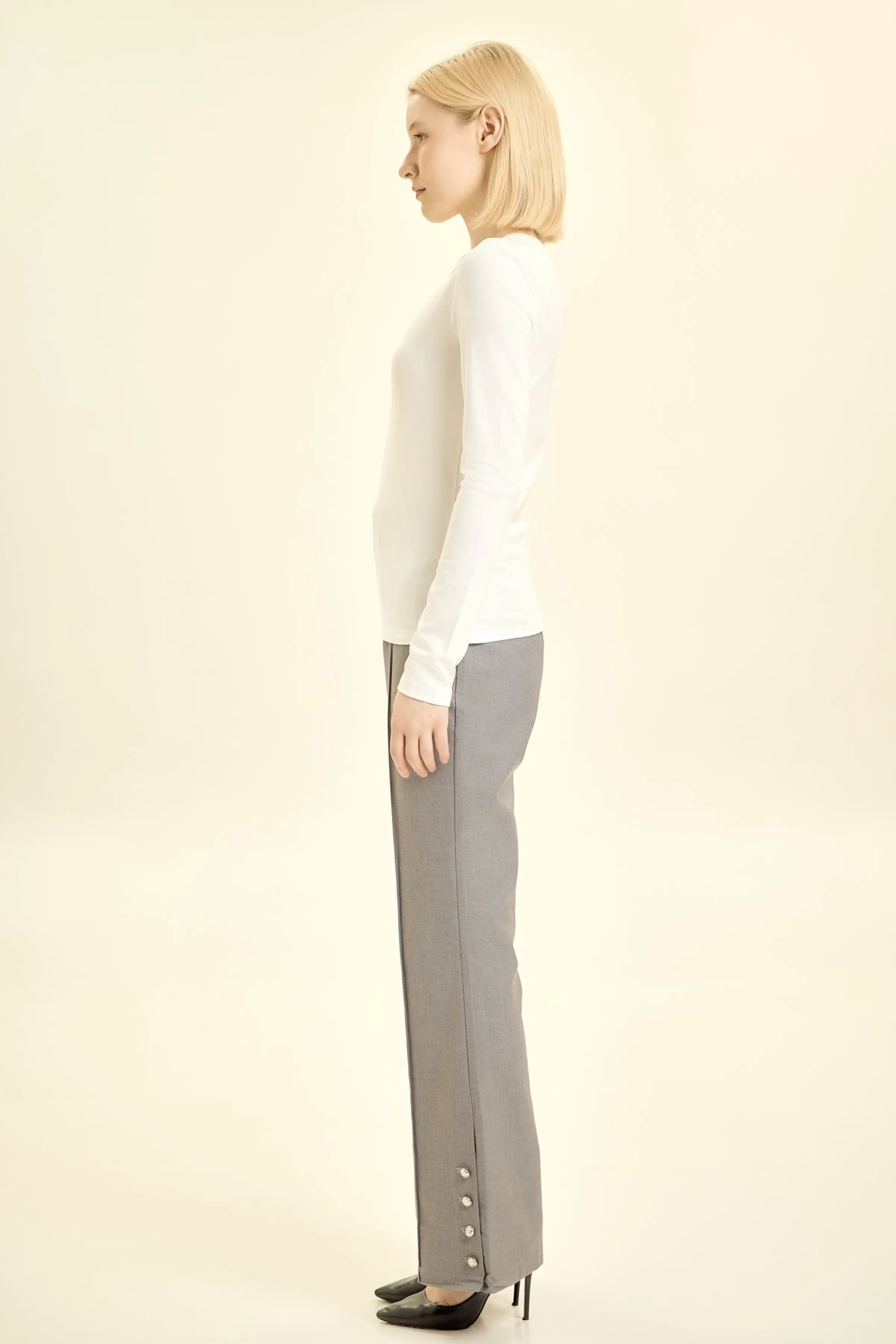 Лонгслив белый для женщин 46133-4 59