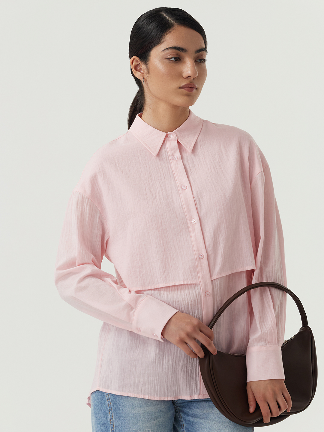 Рубашка розовый для женщин 48248-17 66