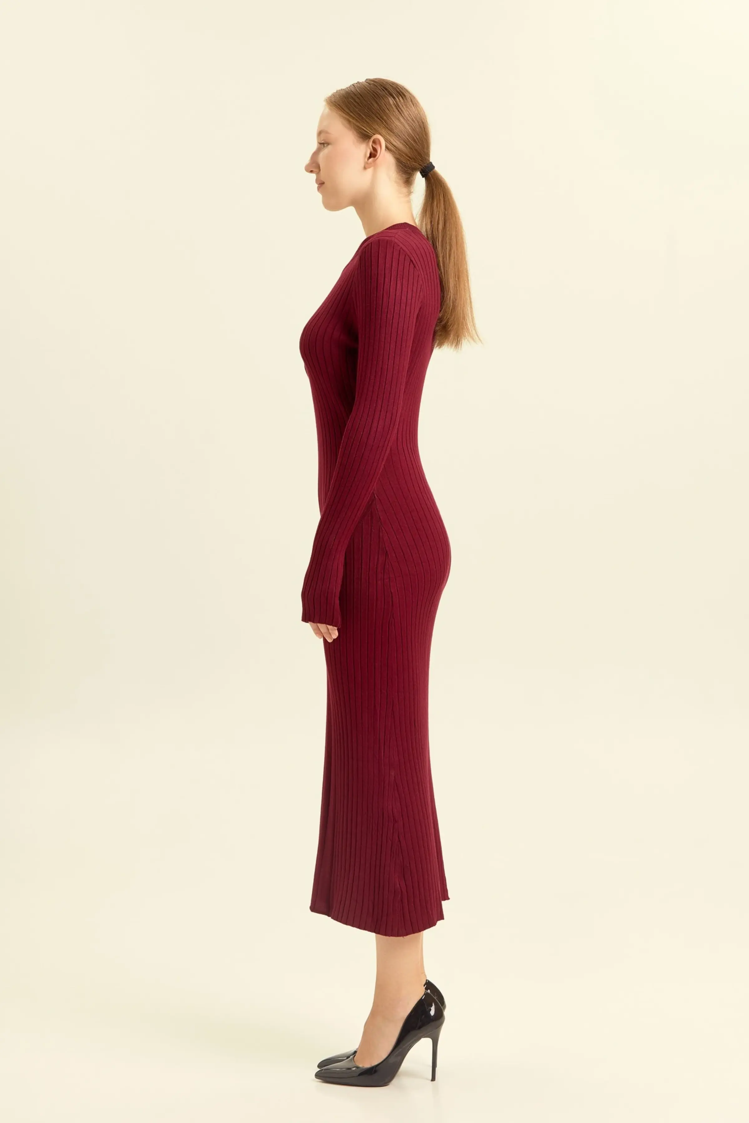 Платье бордовый для женщин 46204-67 54