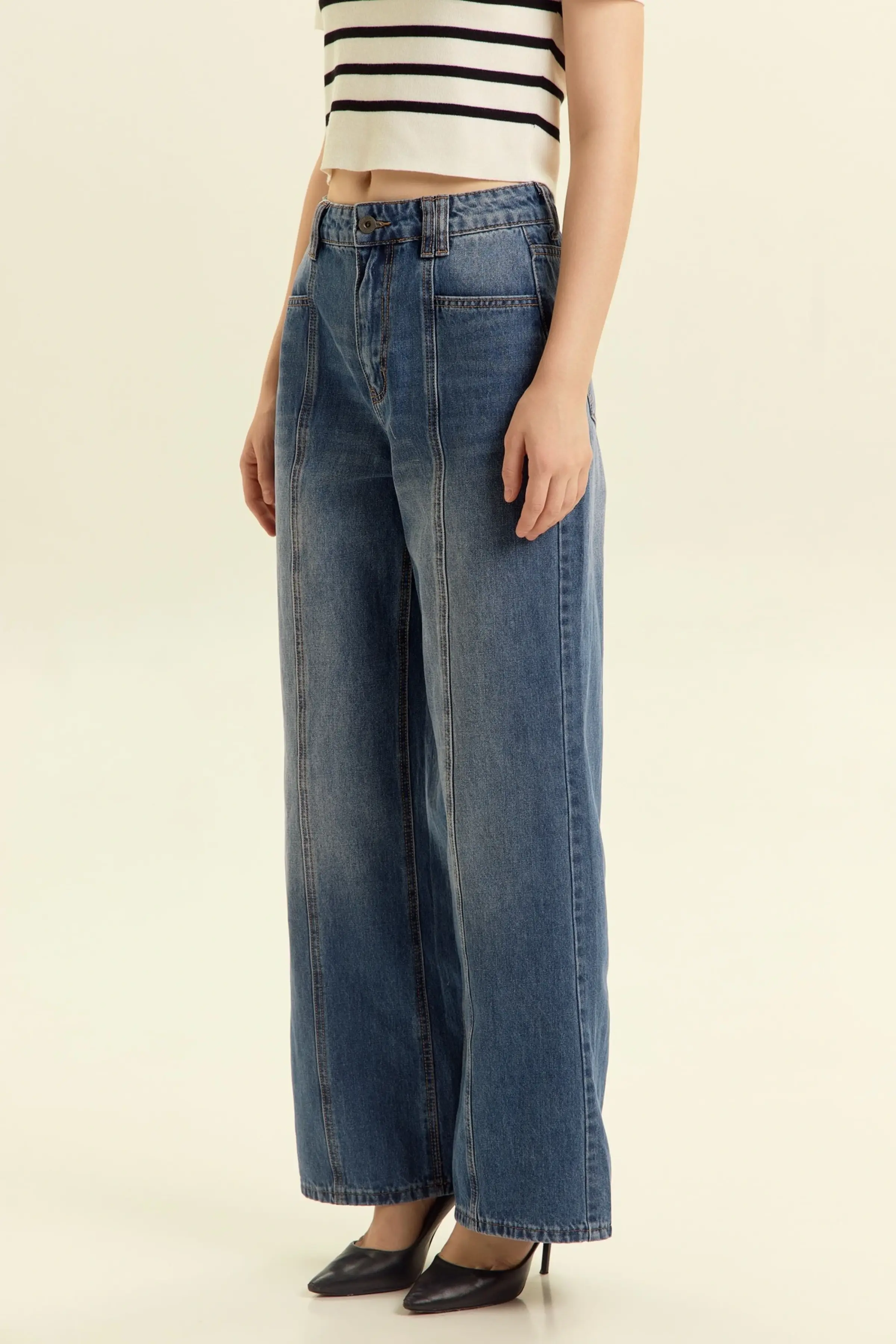 Джинсы голубой для женщин 46271-10 74