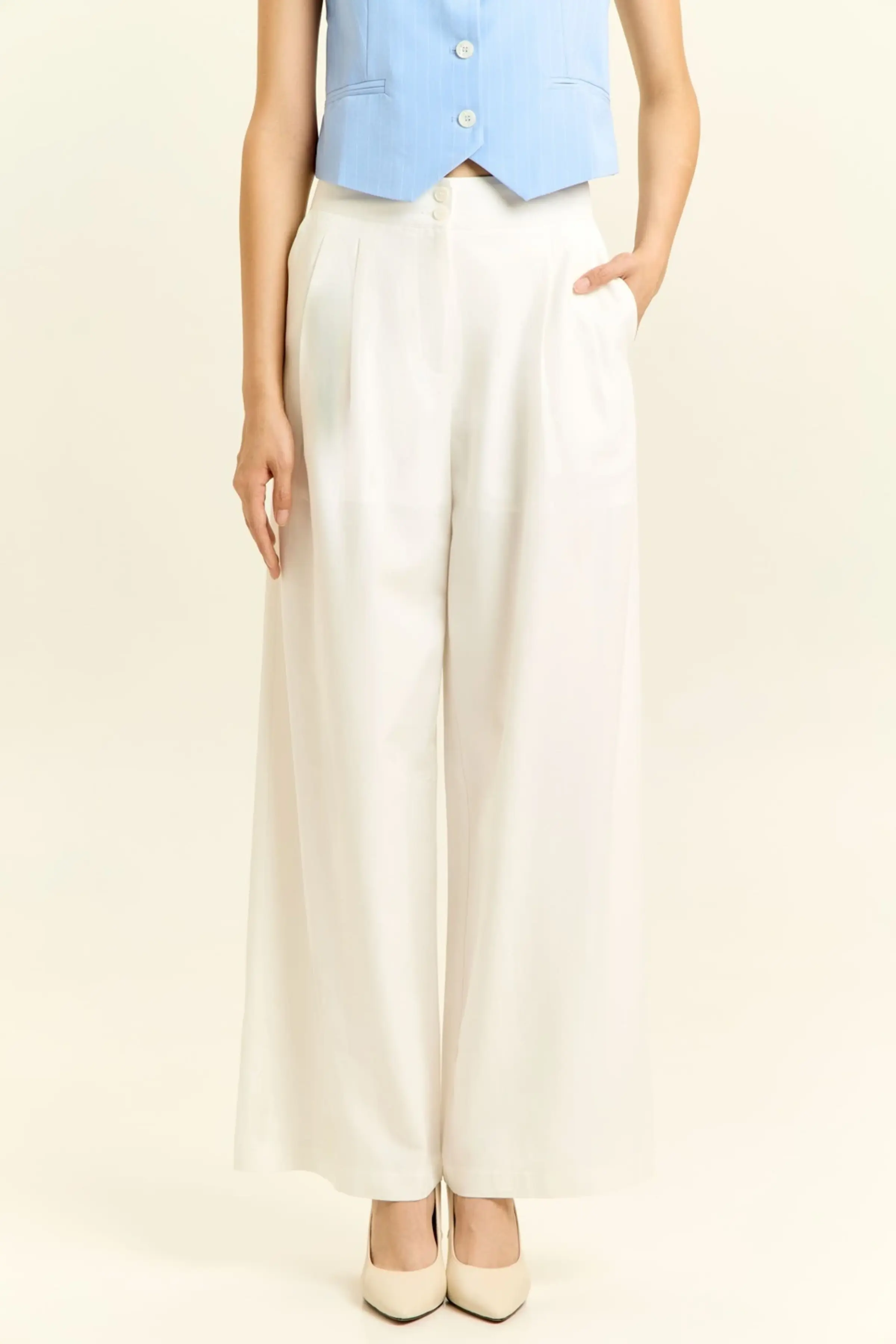 Брюки белый для женщин 45134-4 71