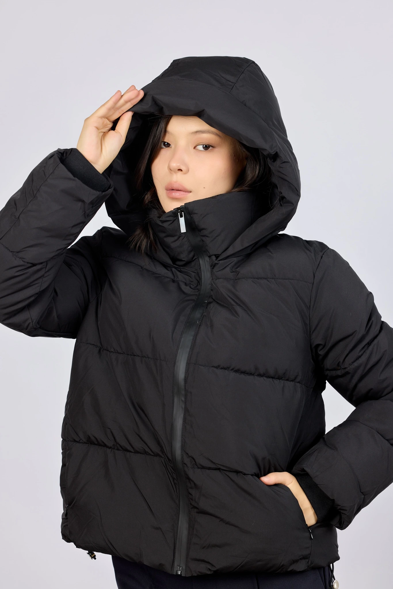 Куртка черный для женщин 43411-1 47