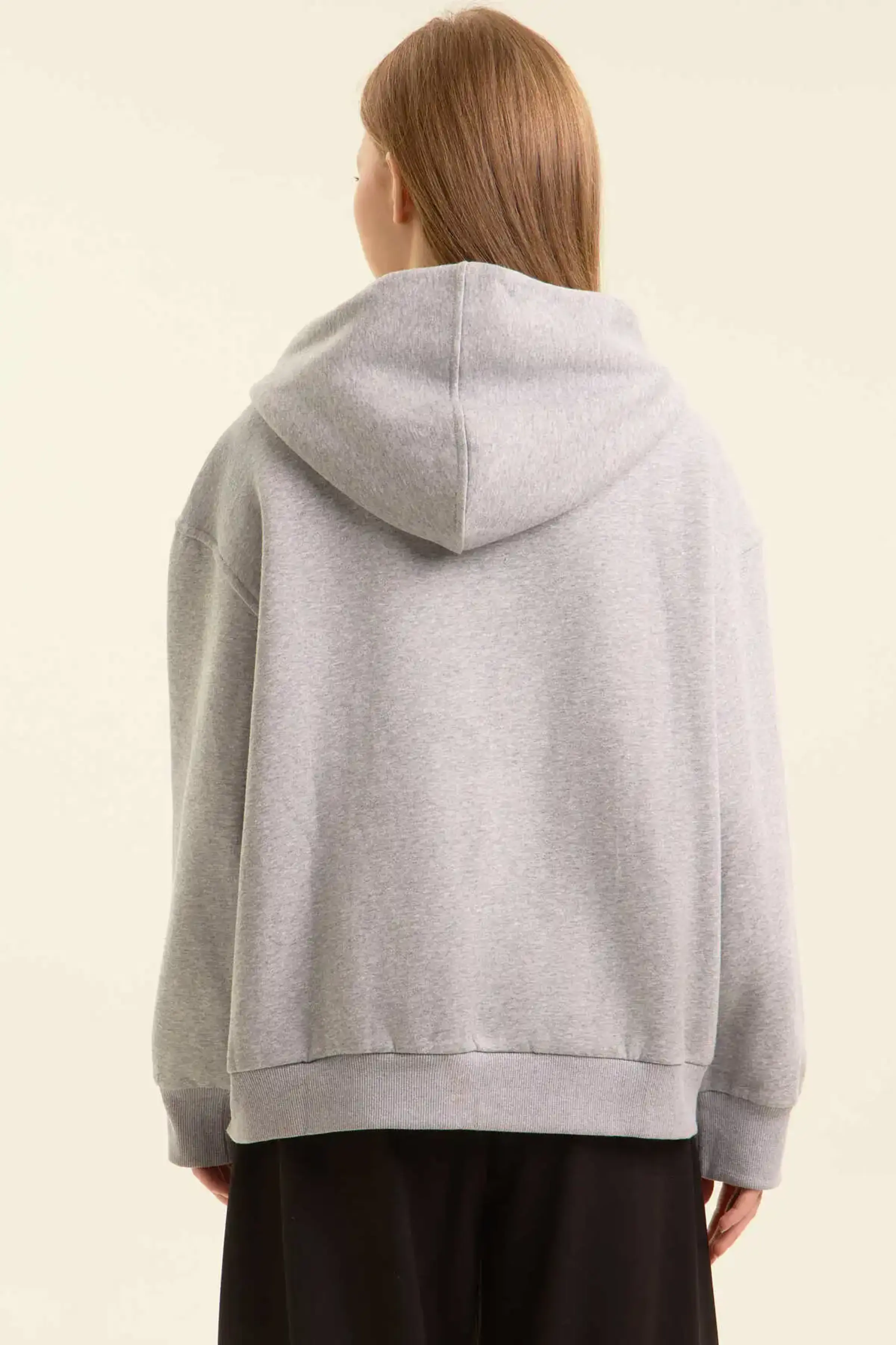 Худи серый для женщин 47244-61 62