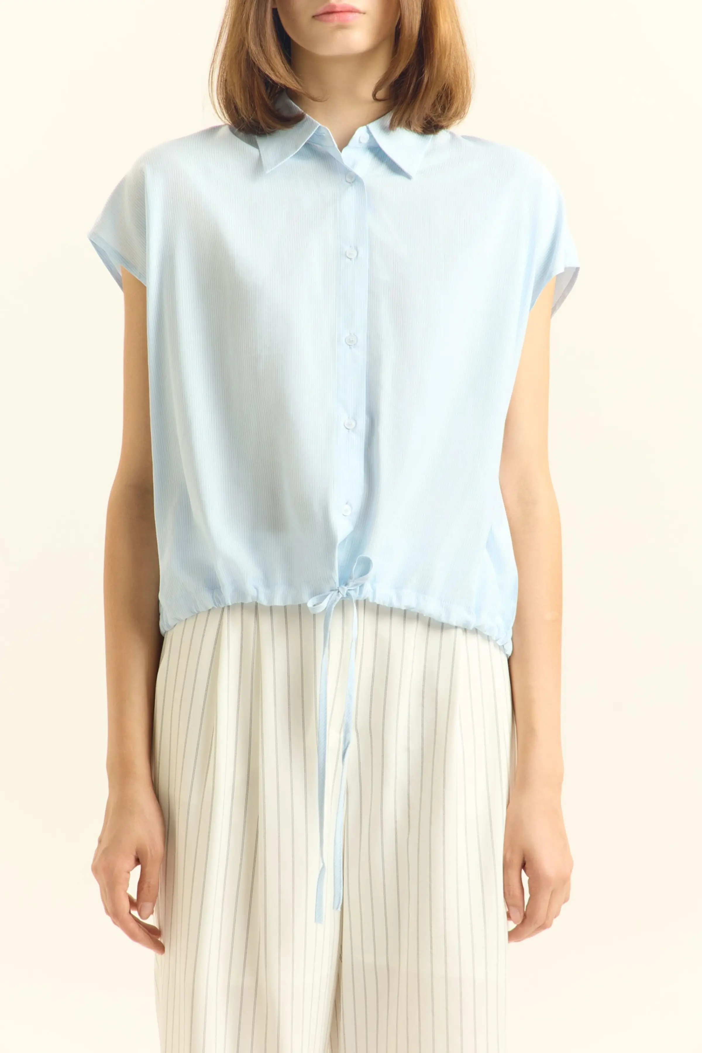 Рубашка голубой для женщин 45240-10 66