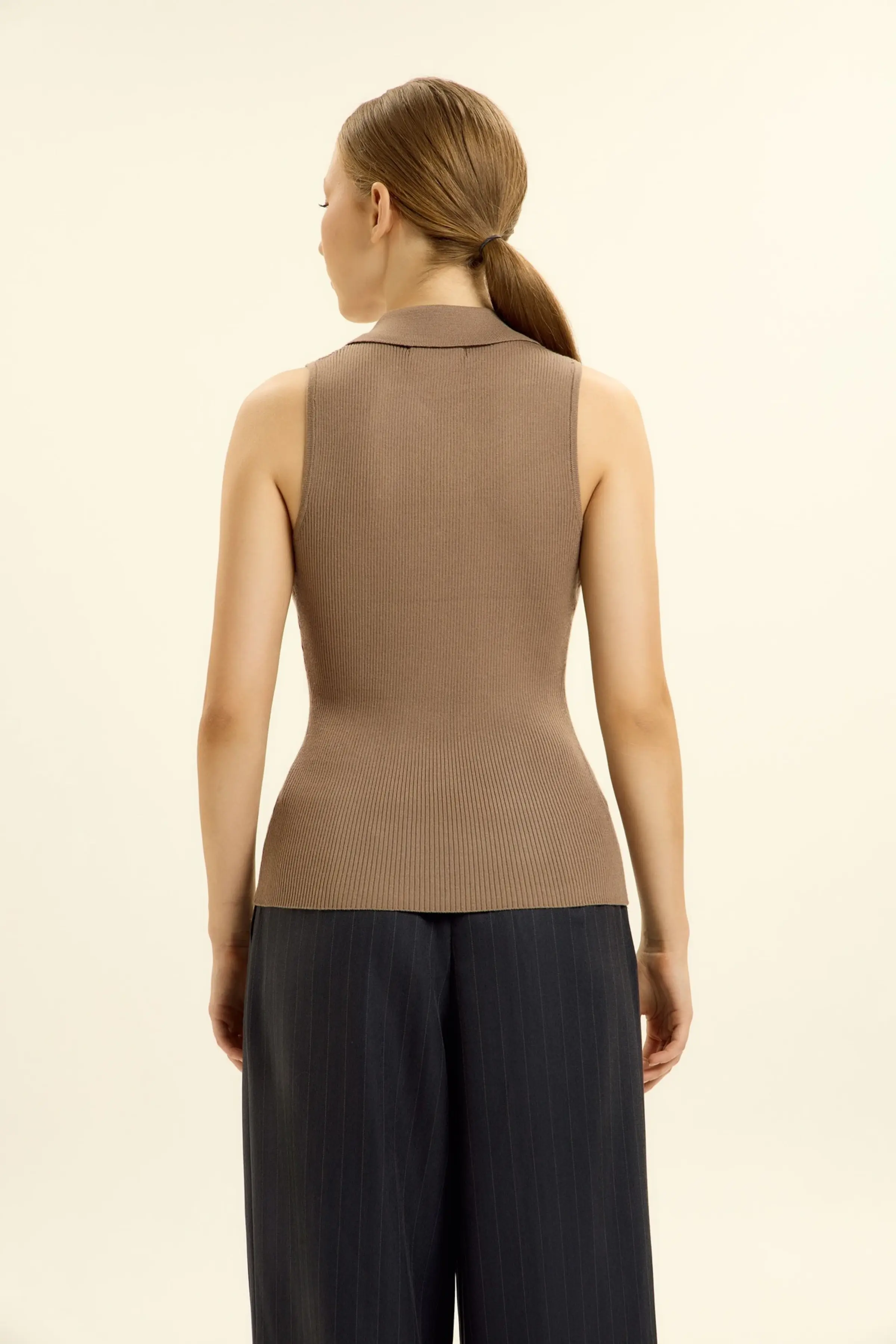 Джемпер коричневый для женщин 46238-13 60