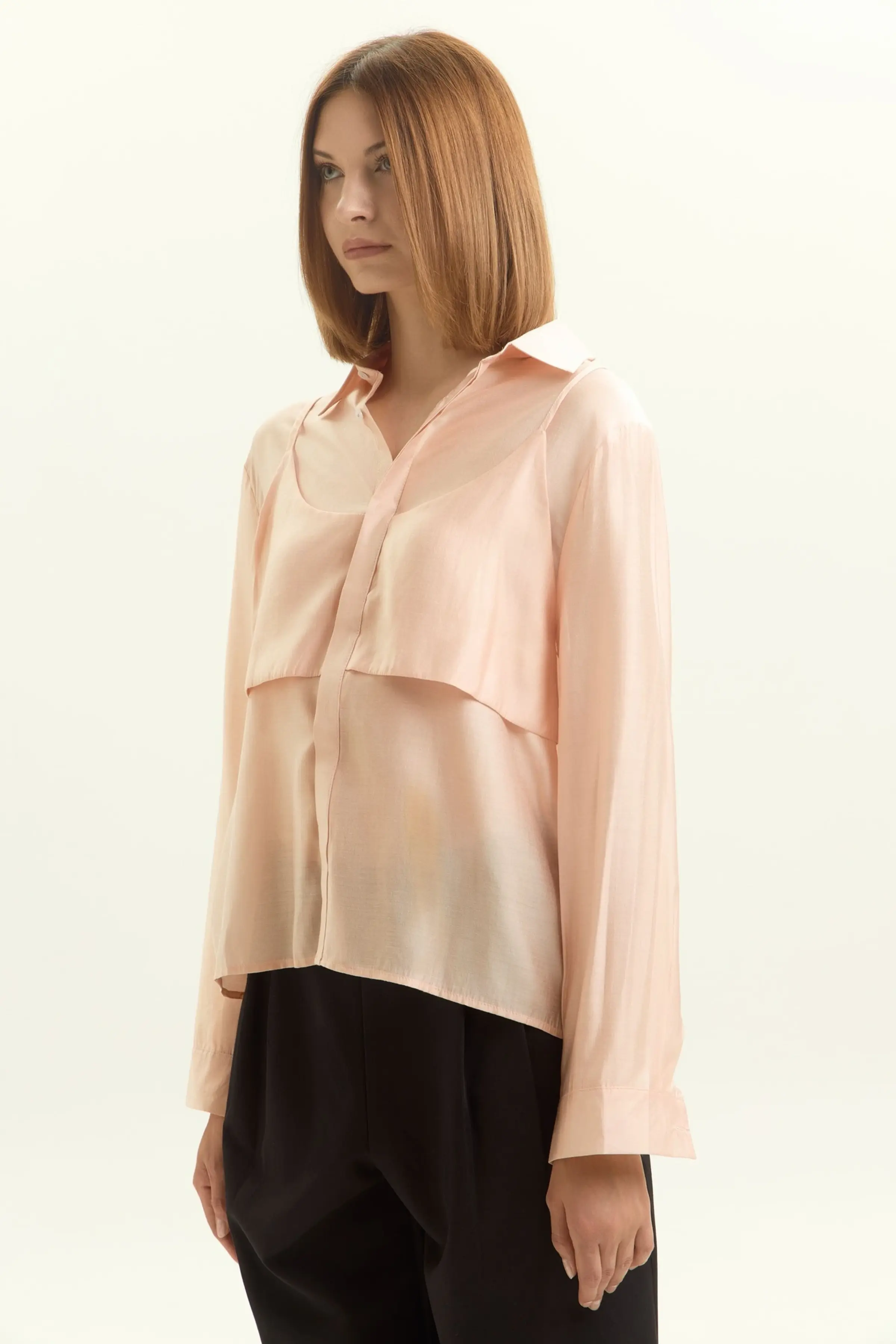 Рубашка розовый для женщин 45181-17 66