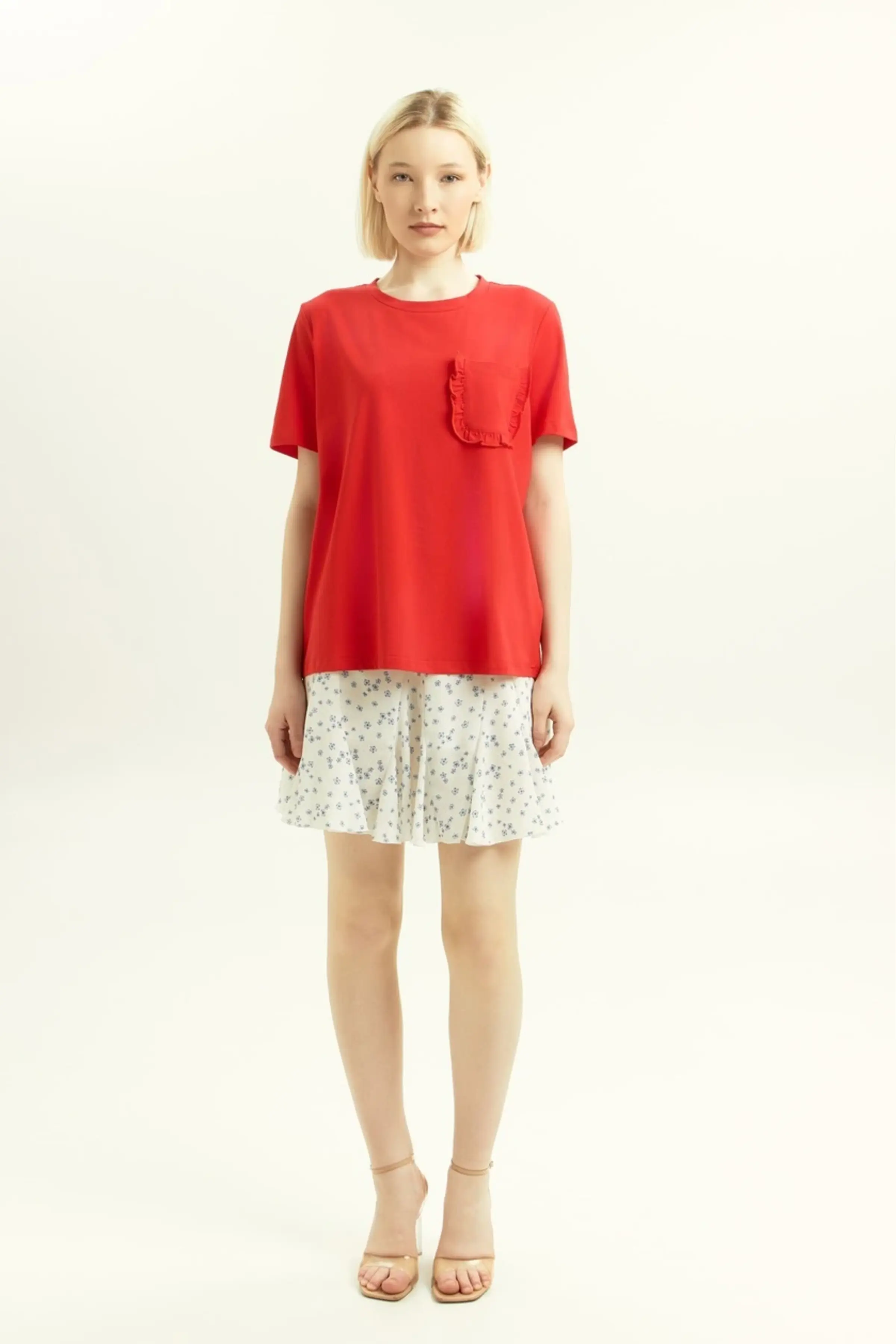 Футболка красный для женщин 45188-7 67