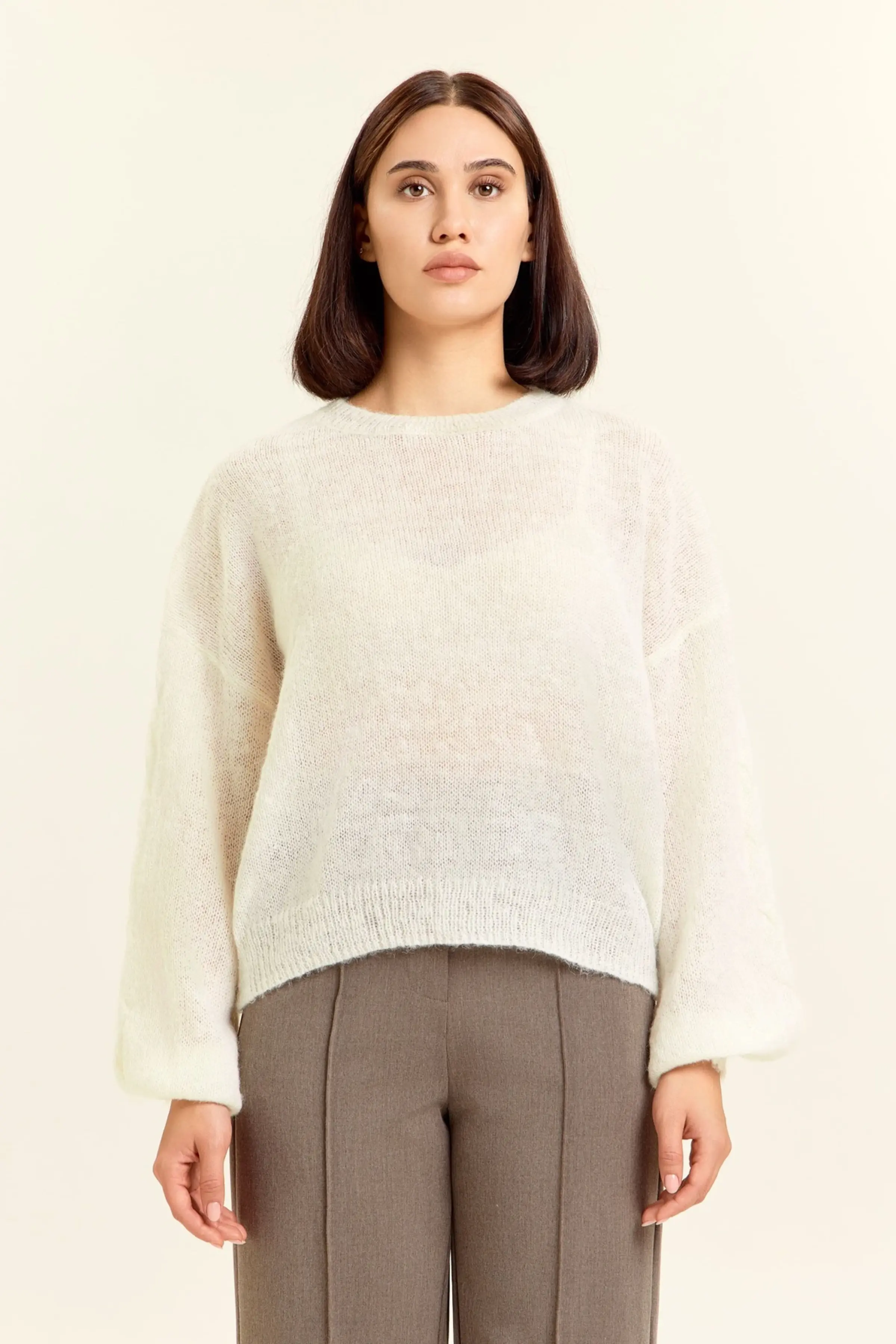 Свитер белый для женщин 47142-4 65