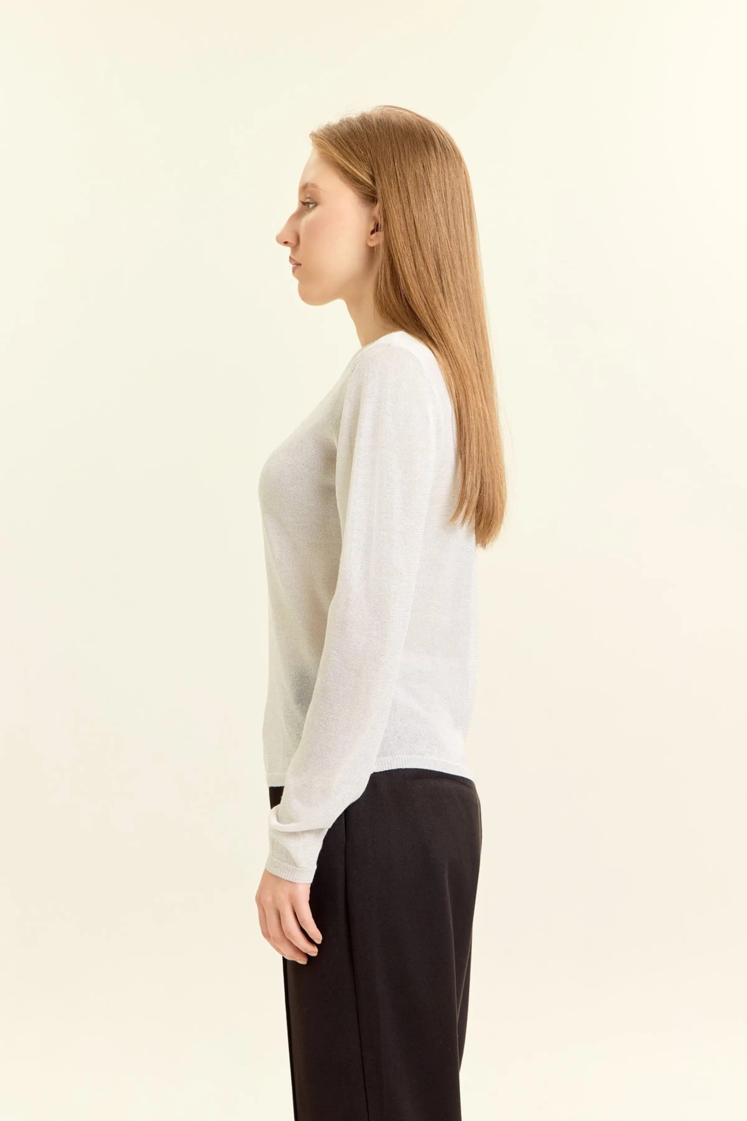 Джемпер белый для женщин 47172-4 60