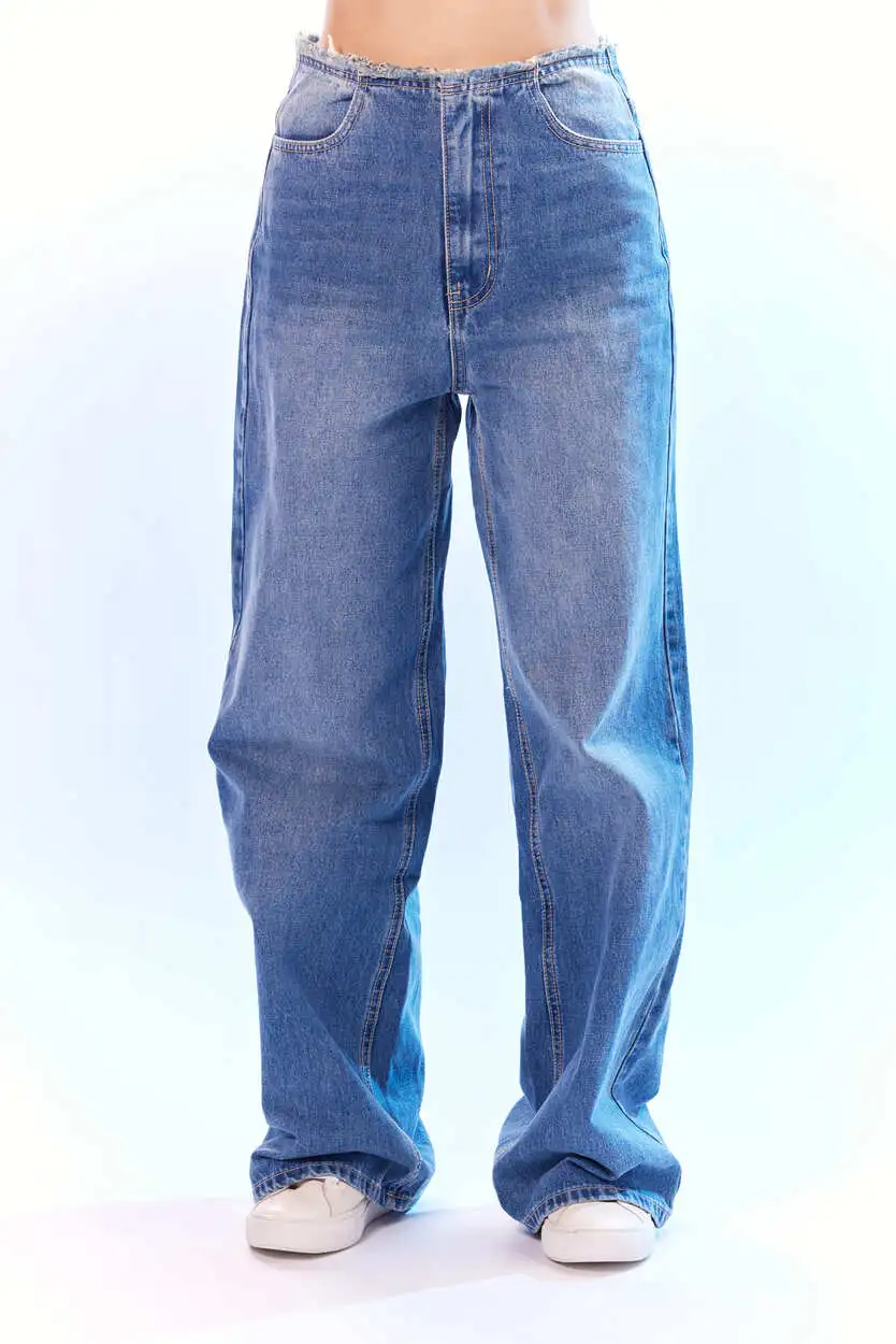 Джинсы голубой для женщин 44119-10 74