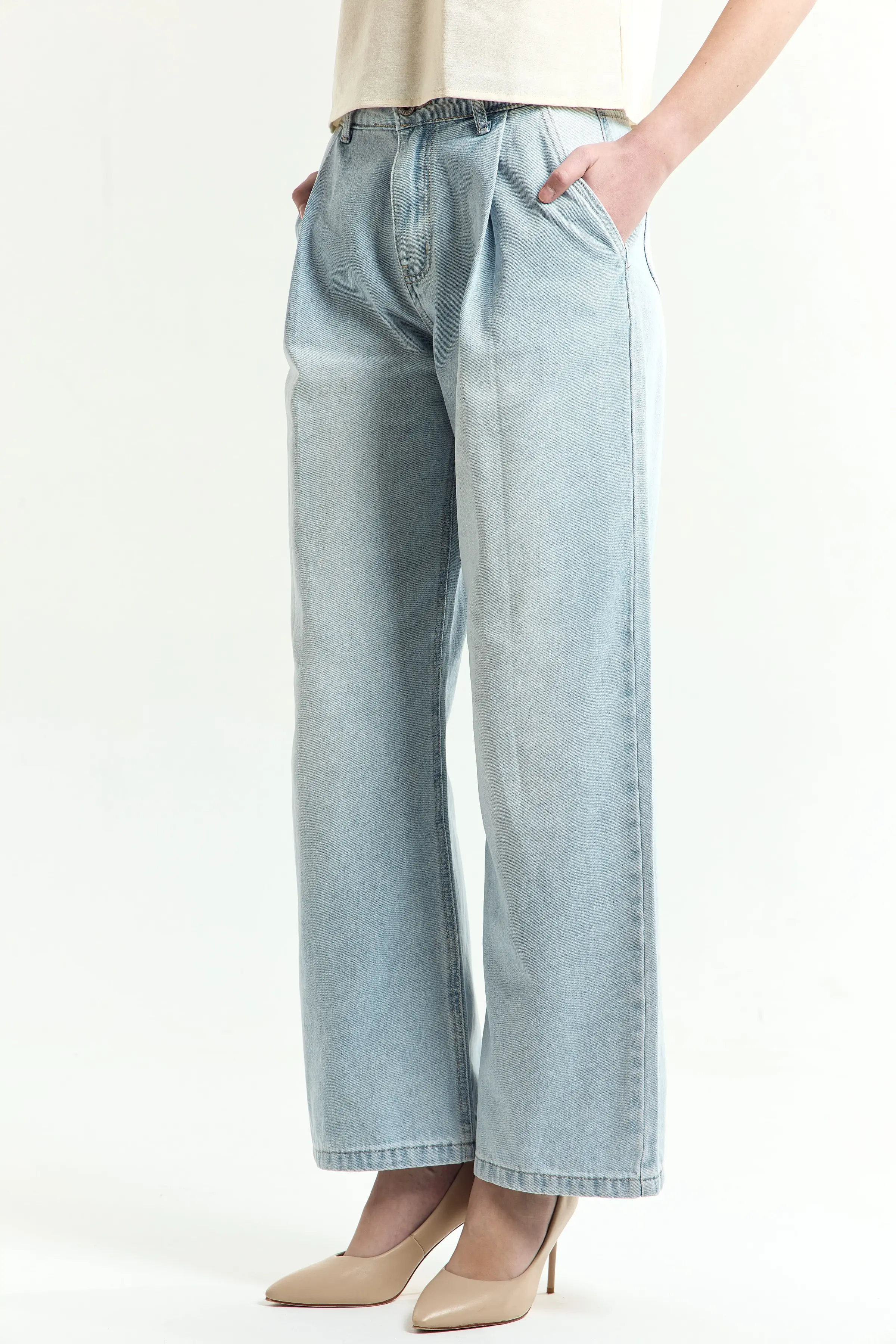 Джинсы голубой для женщин 45225-10 74