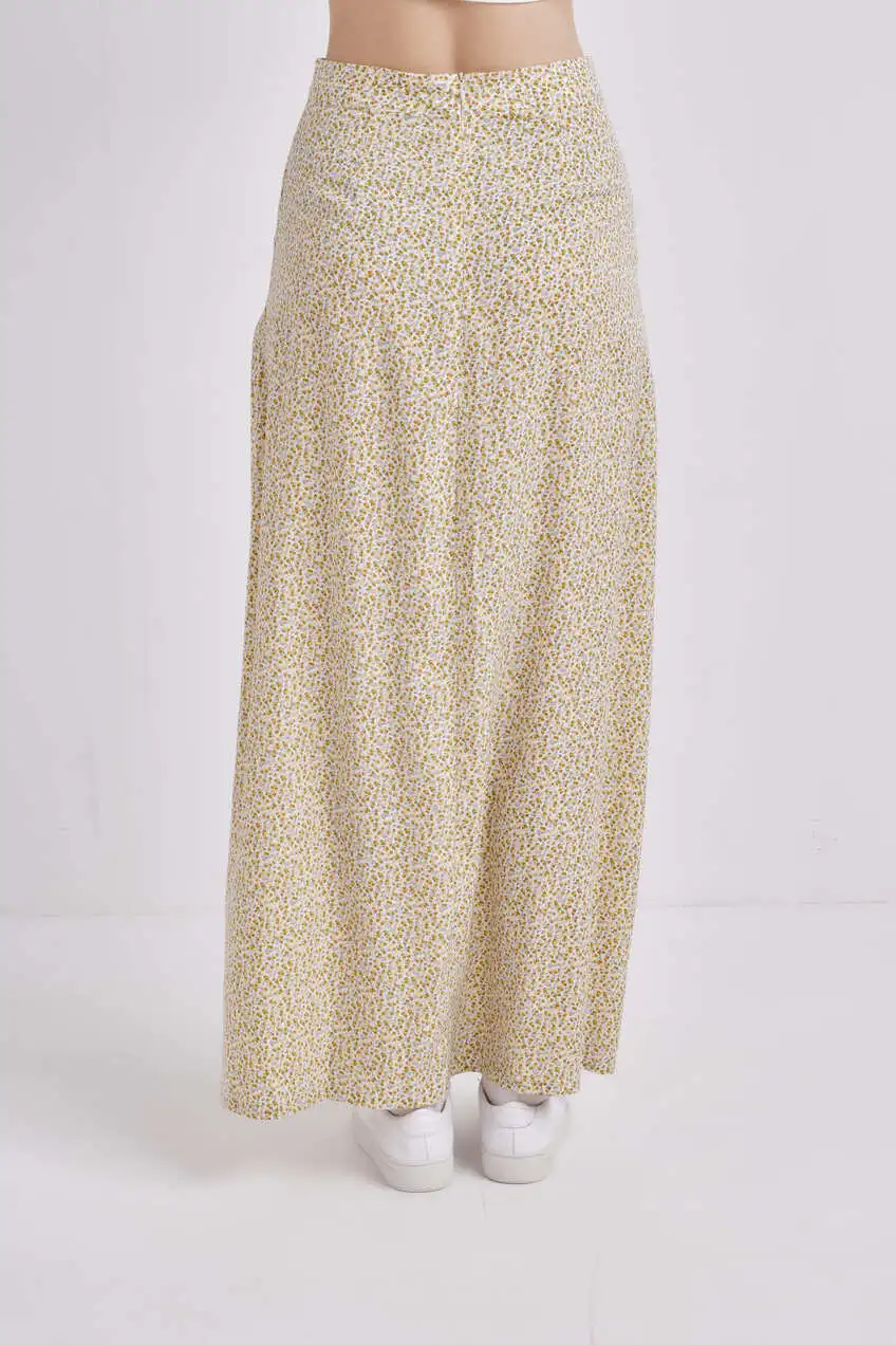 Юбка желтый в цветочек для женщин 41321-127 52