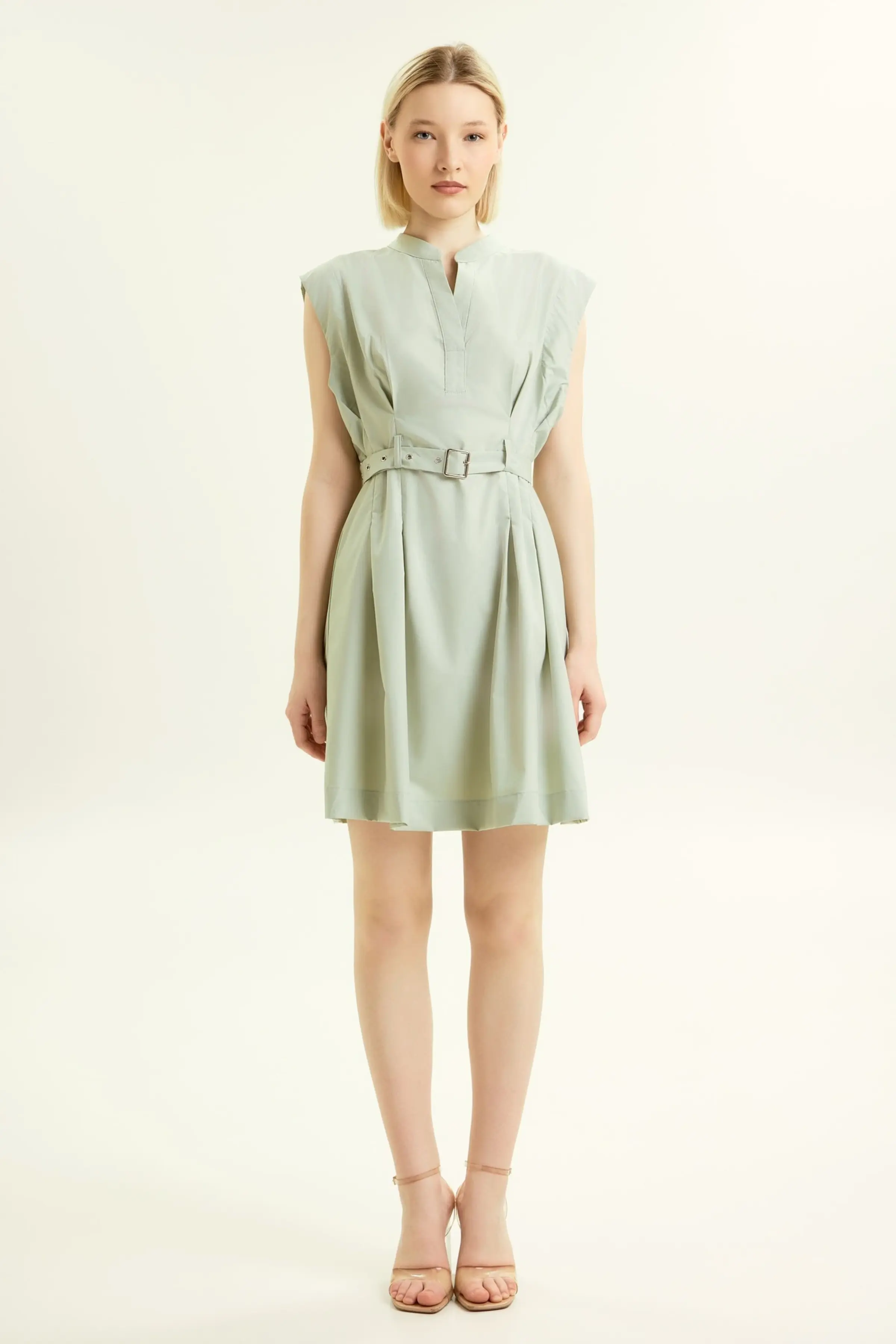 Платье хаки для женщин 45364D-14 54