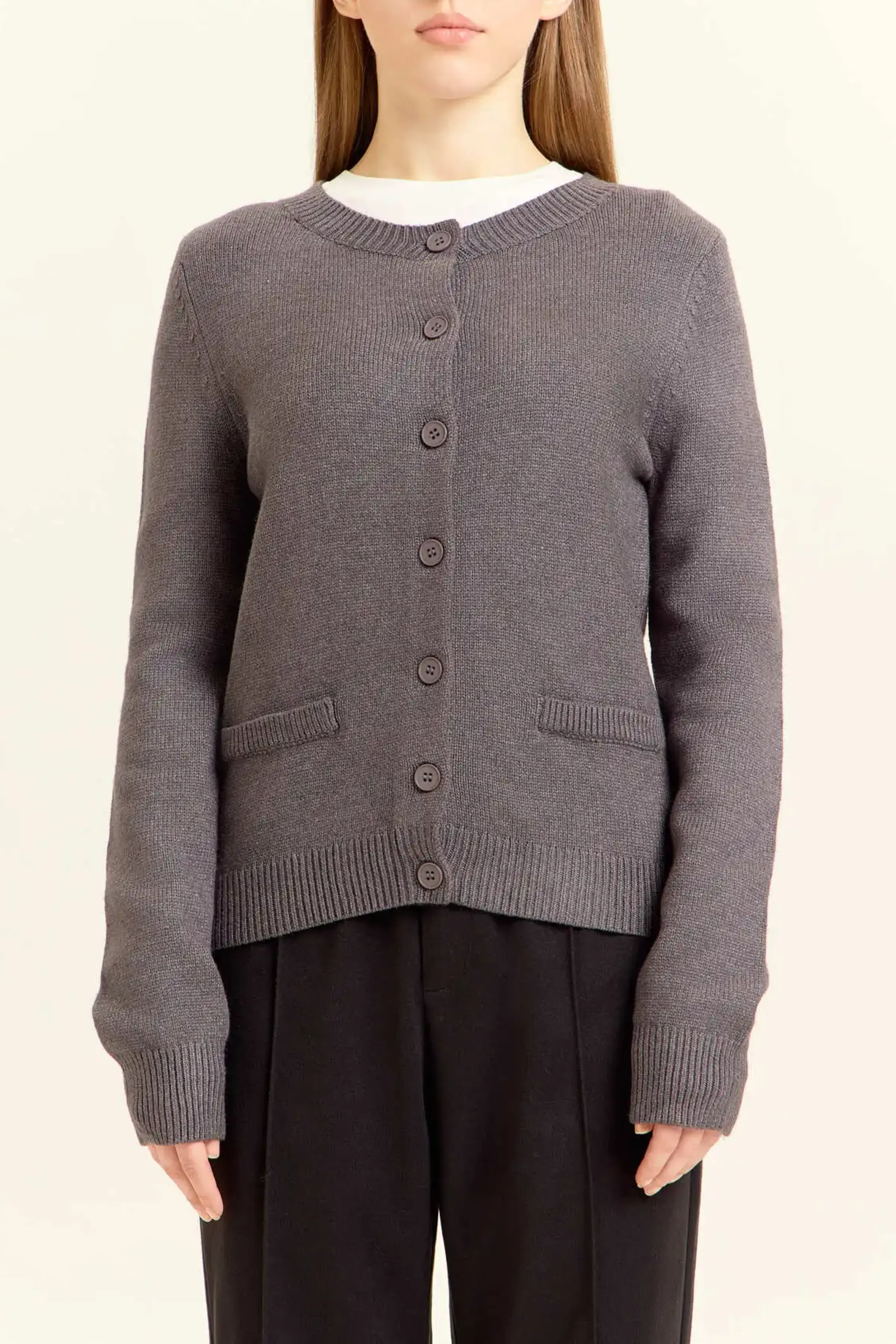 Кардиган темно-серый для женщин 47140-12 50