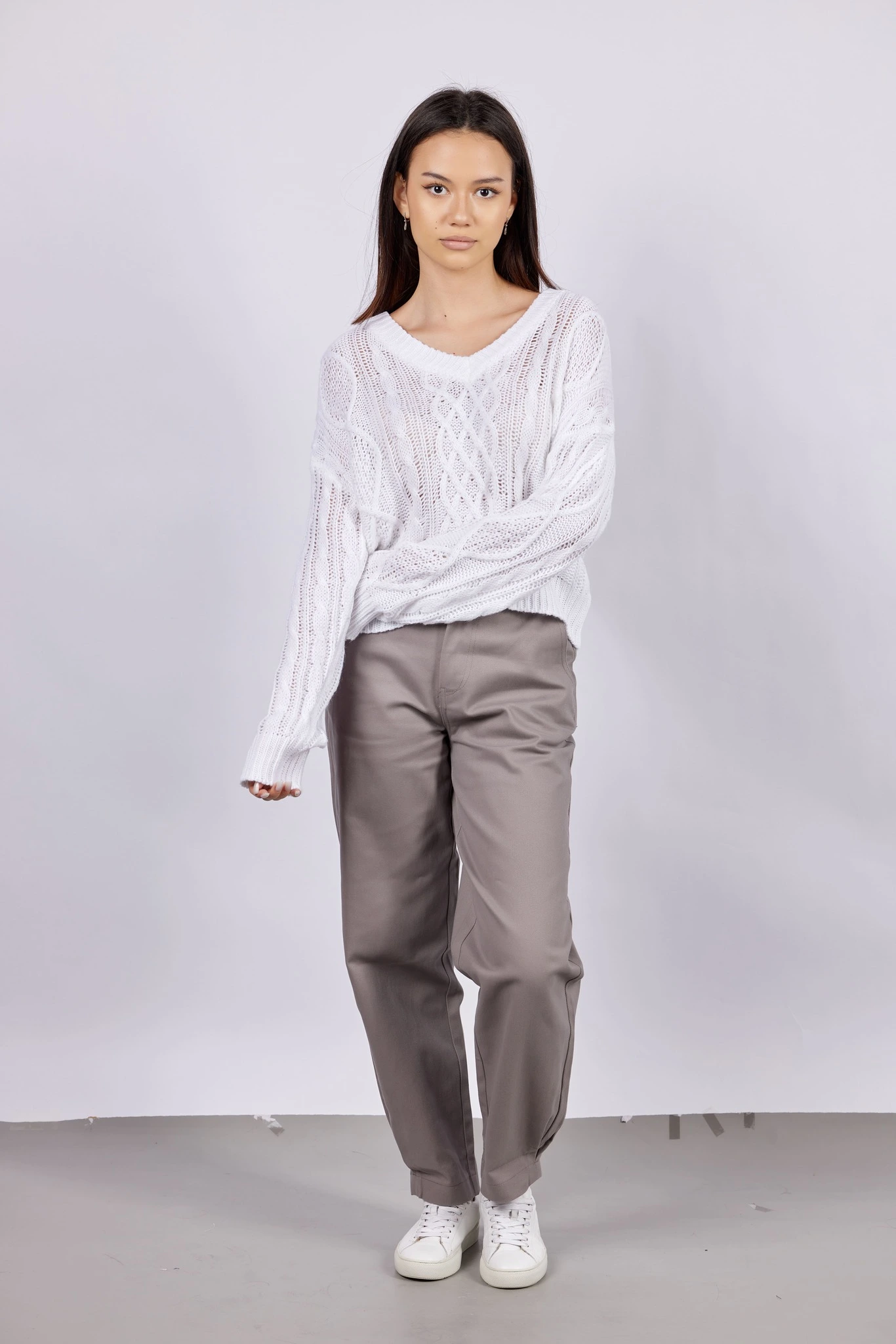 Свитер белый для женщин 43119-4 65