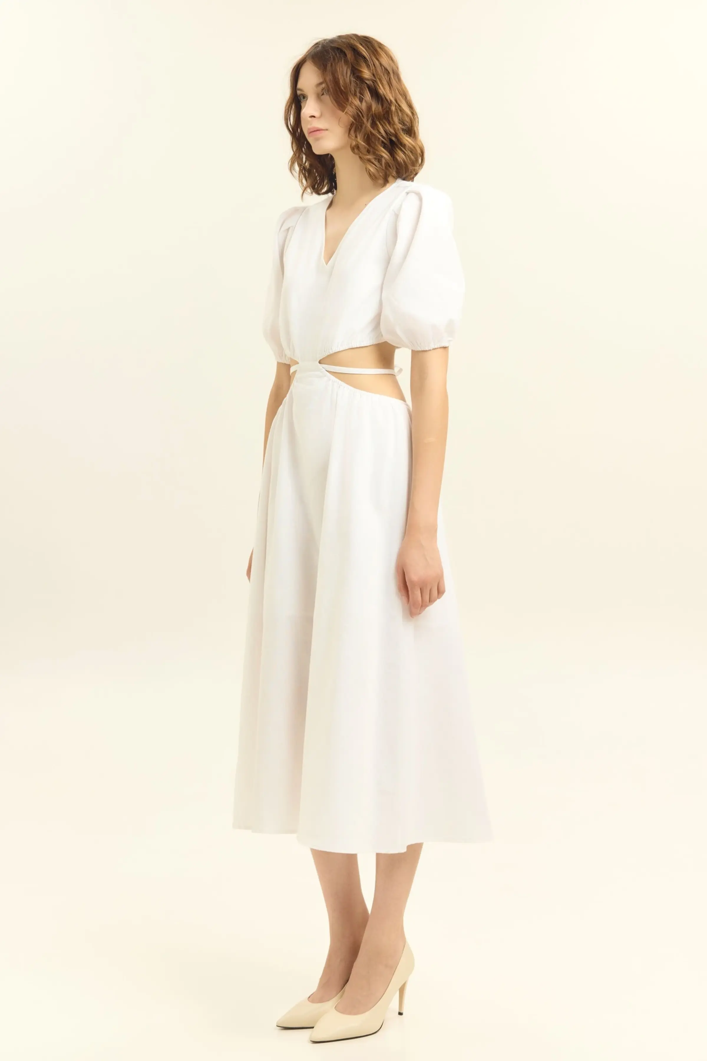 Платье белый для женщин 45267-4 54