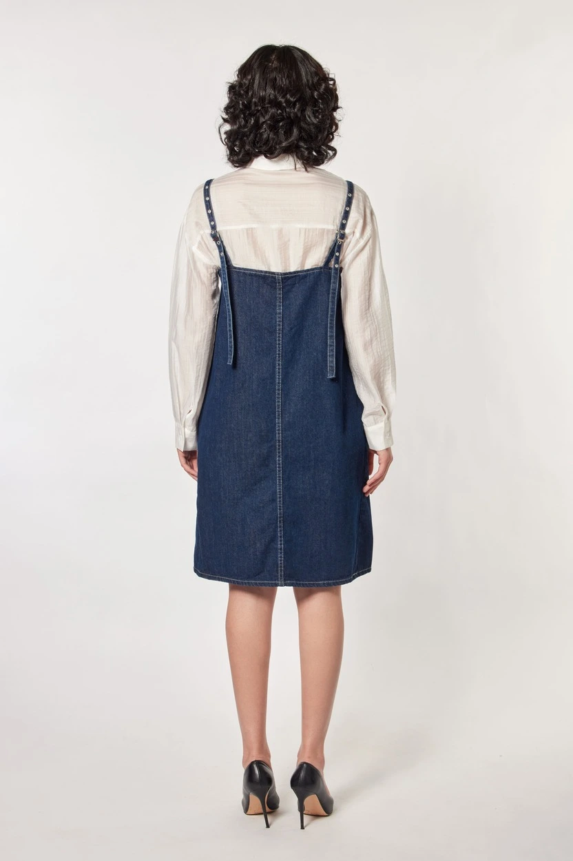 Платье синий для женщин 44243-65 54