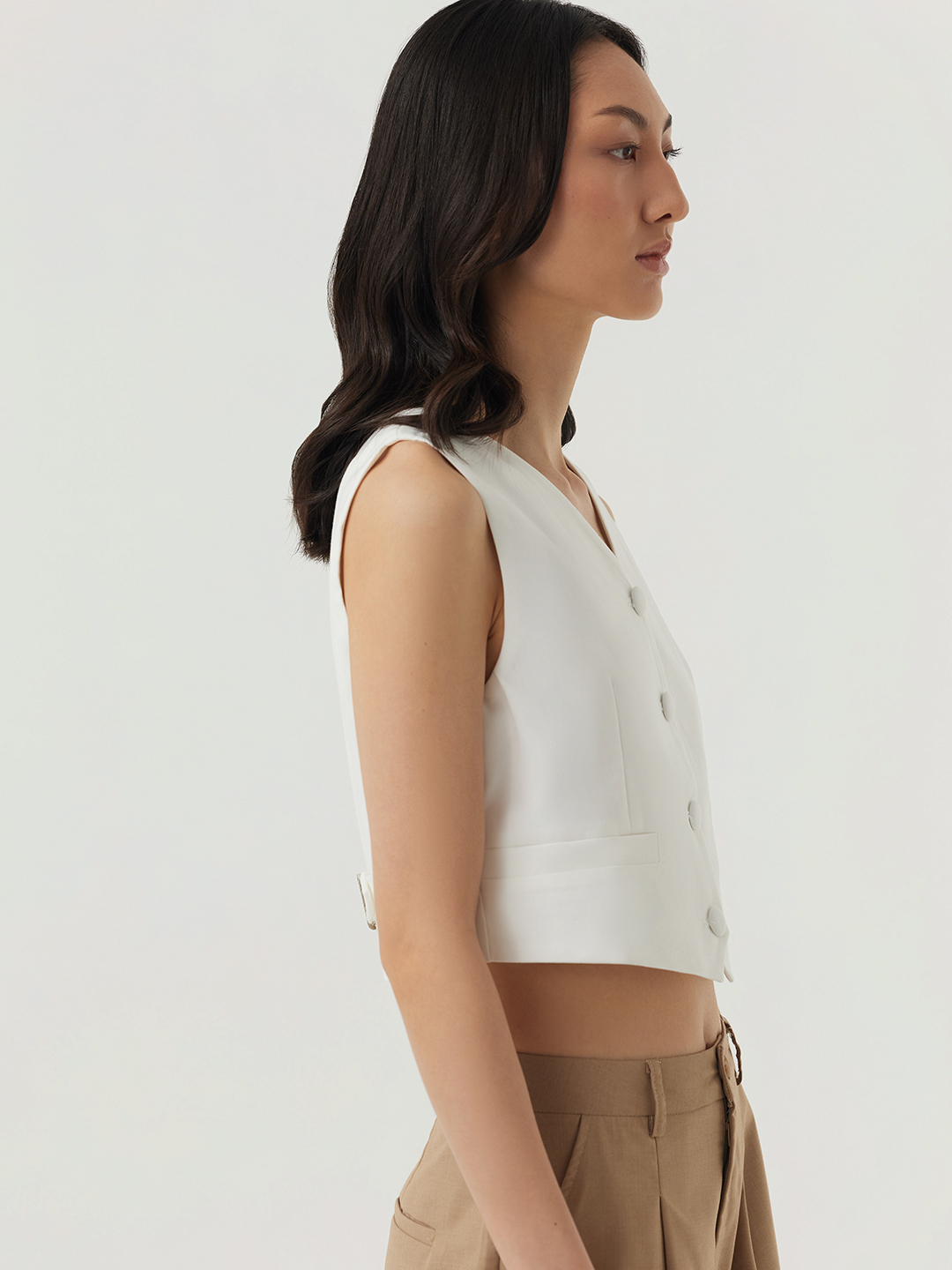 Жилетка белый для женщин 48229-4 68