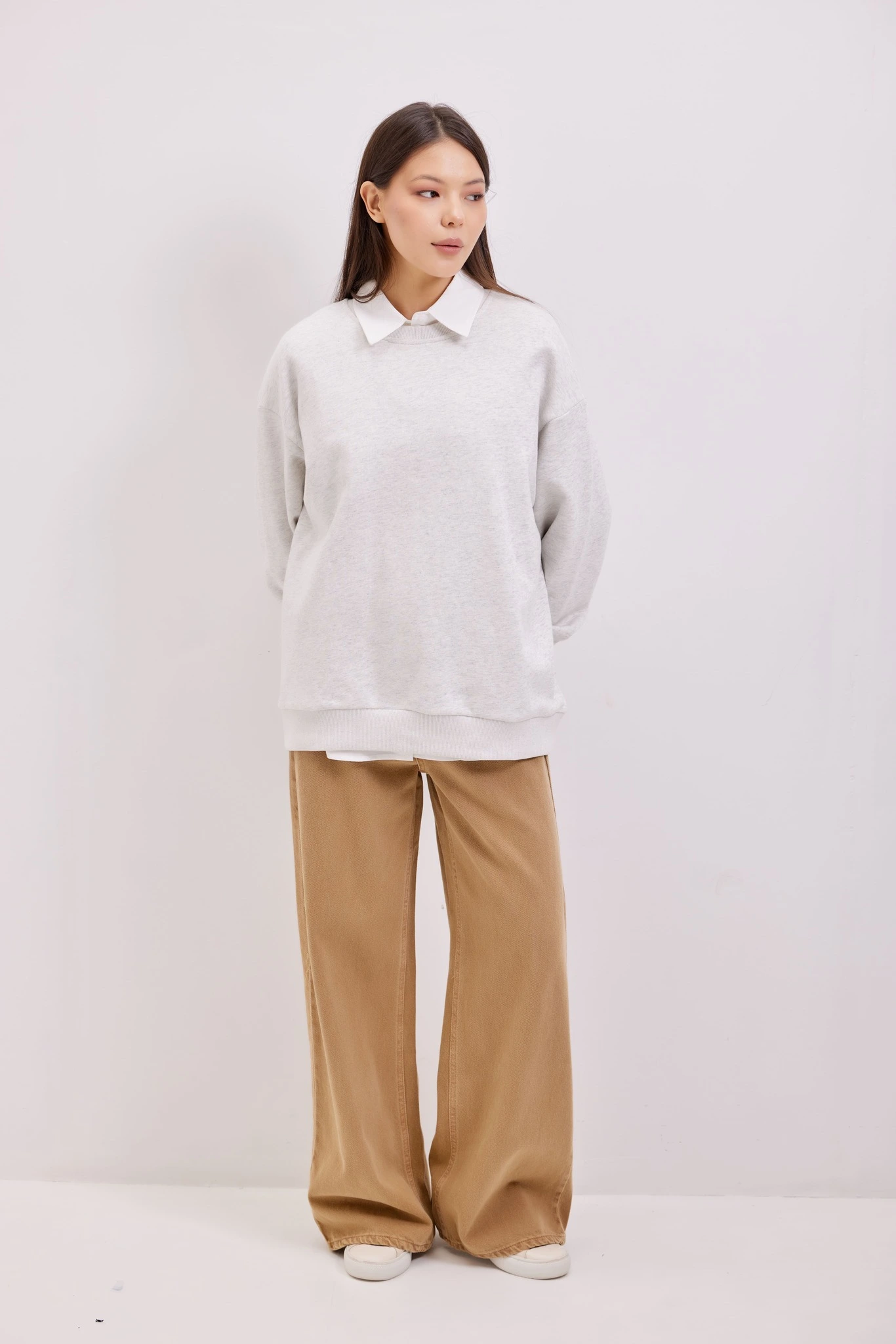 Толстовка светло-серый для женщин 42293-9 55