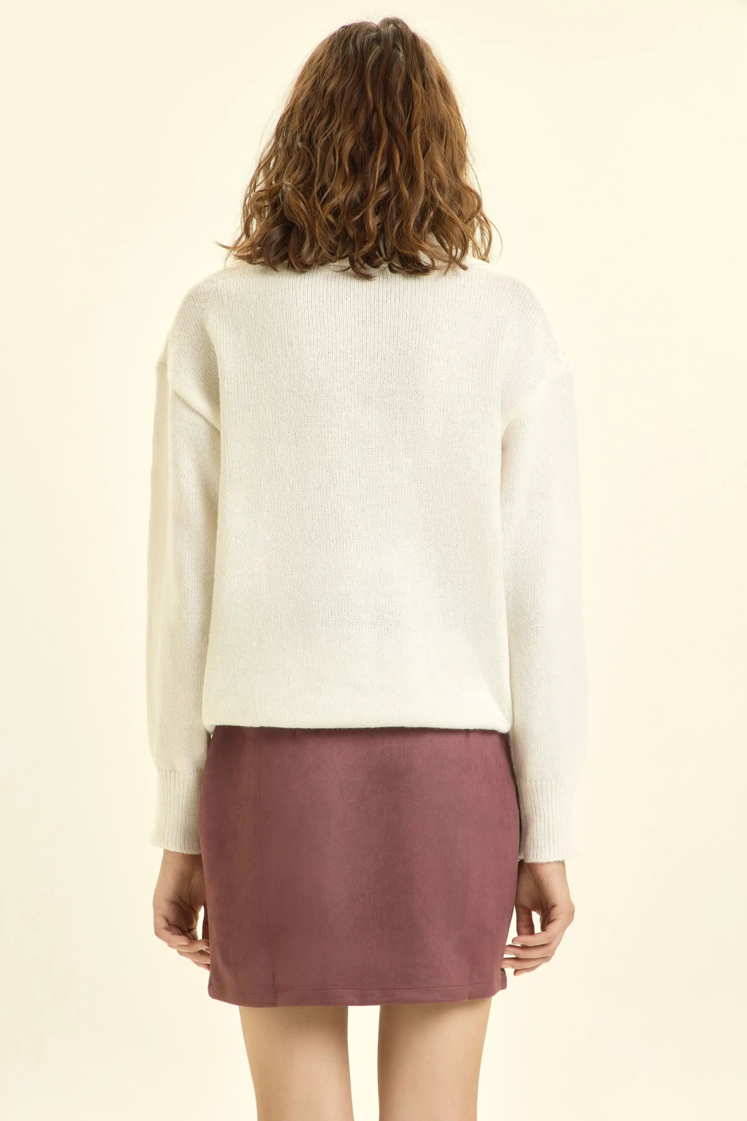 Джемпер белый для женщин 46194-4 60