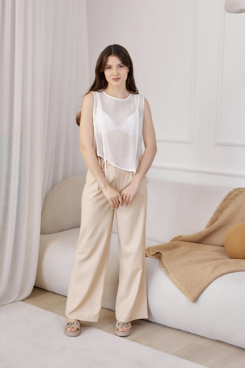 Топ белый для женщин 41124-4 46