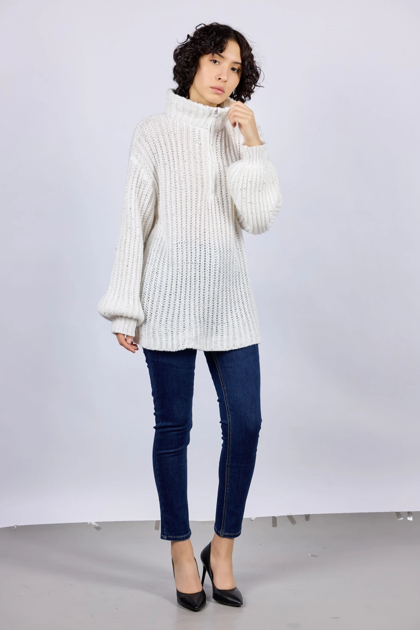 Свитер белый для женщин 43238-4 65