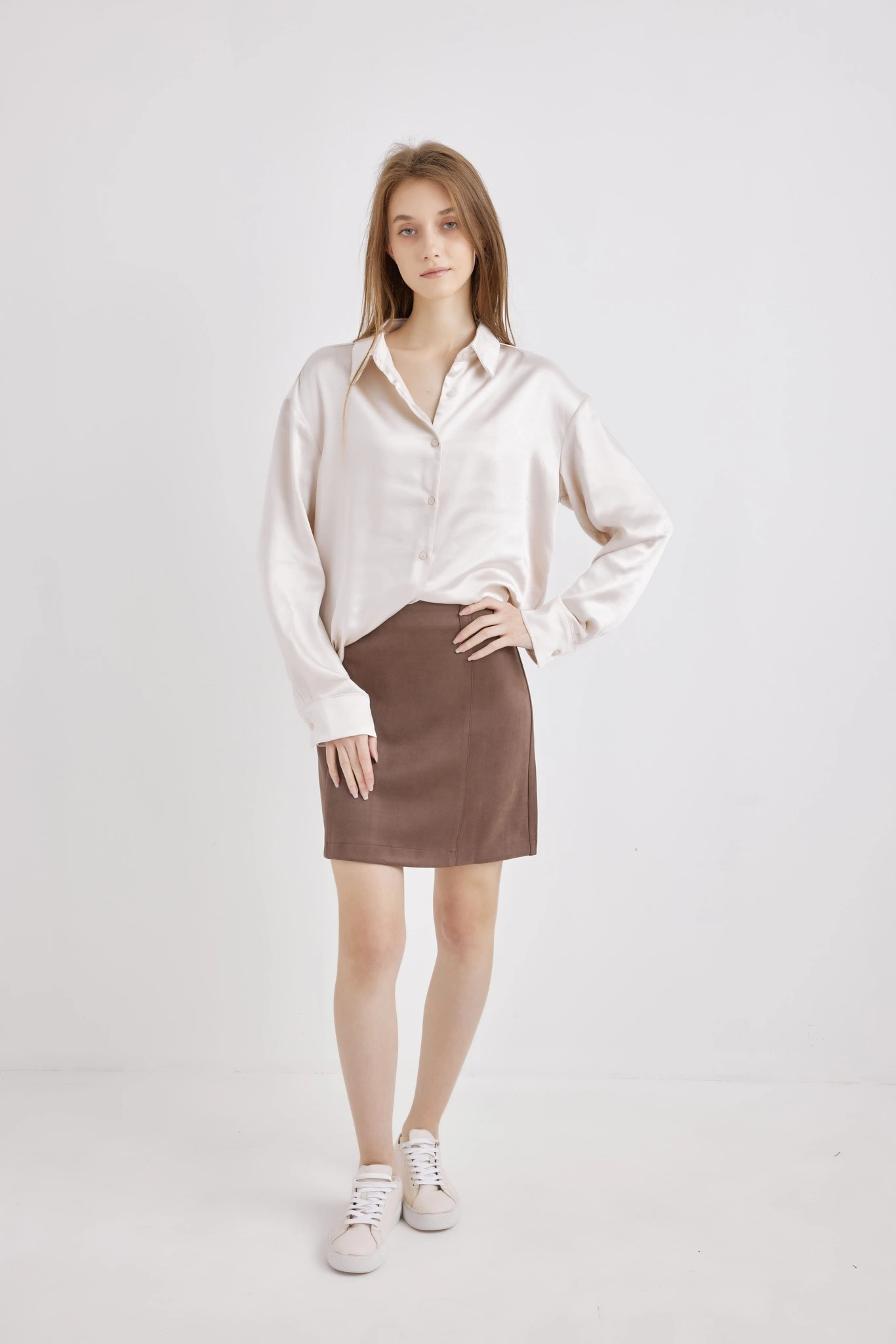 Юбка коричневый для женщин 42106-13 52