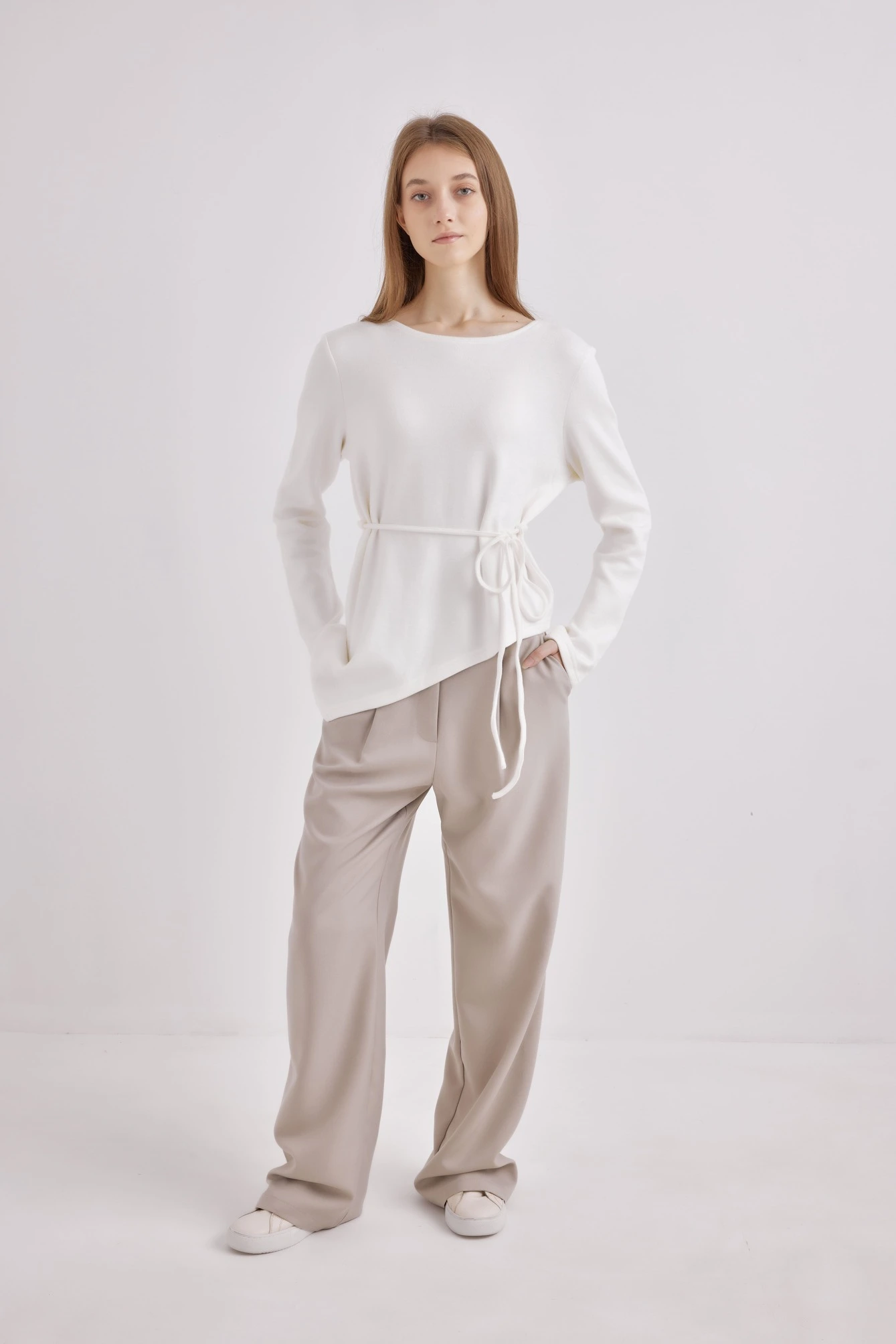 Брюки бежевый для женщин 42112-15 71