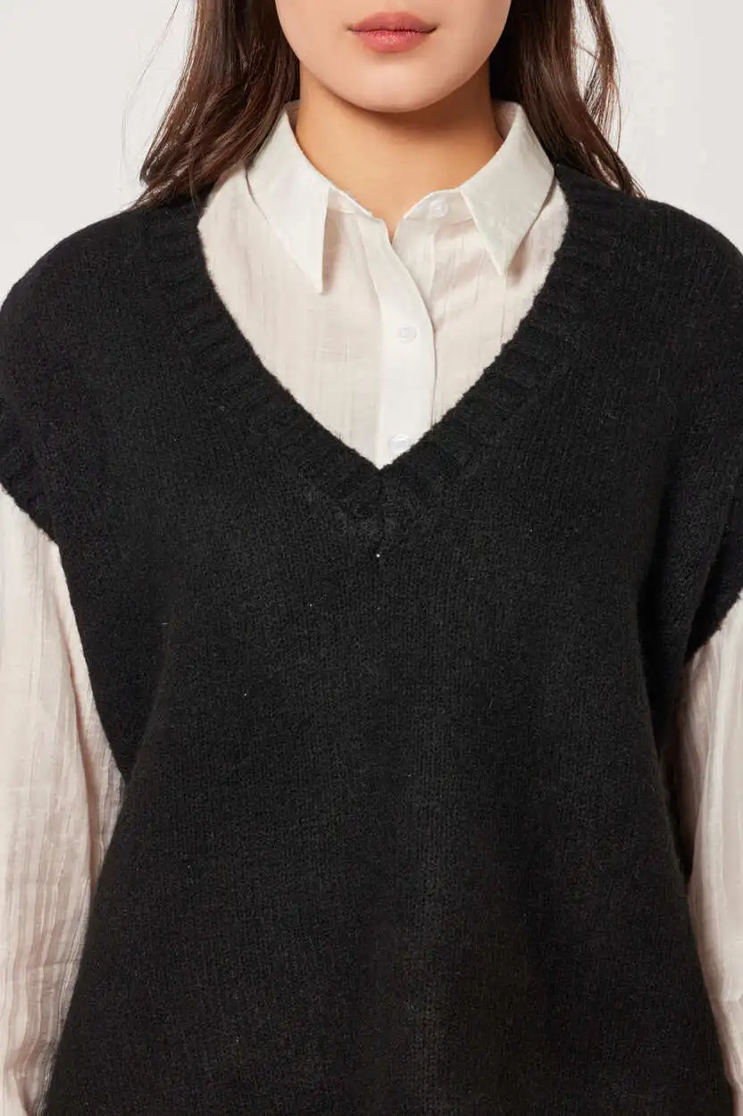 Жилетка черный для женщин 44200-1 68