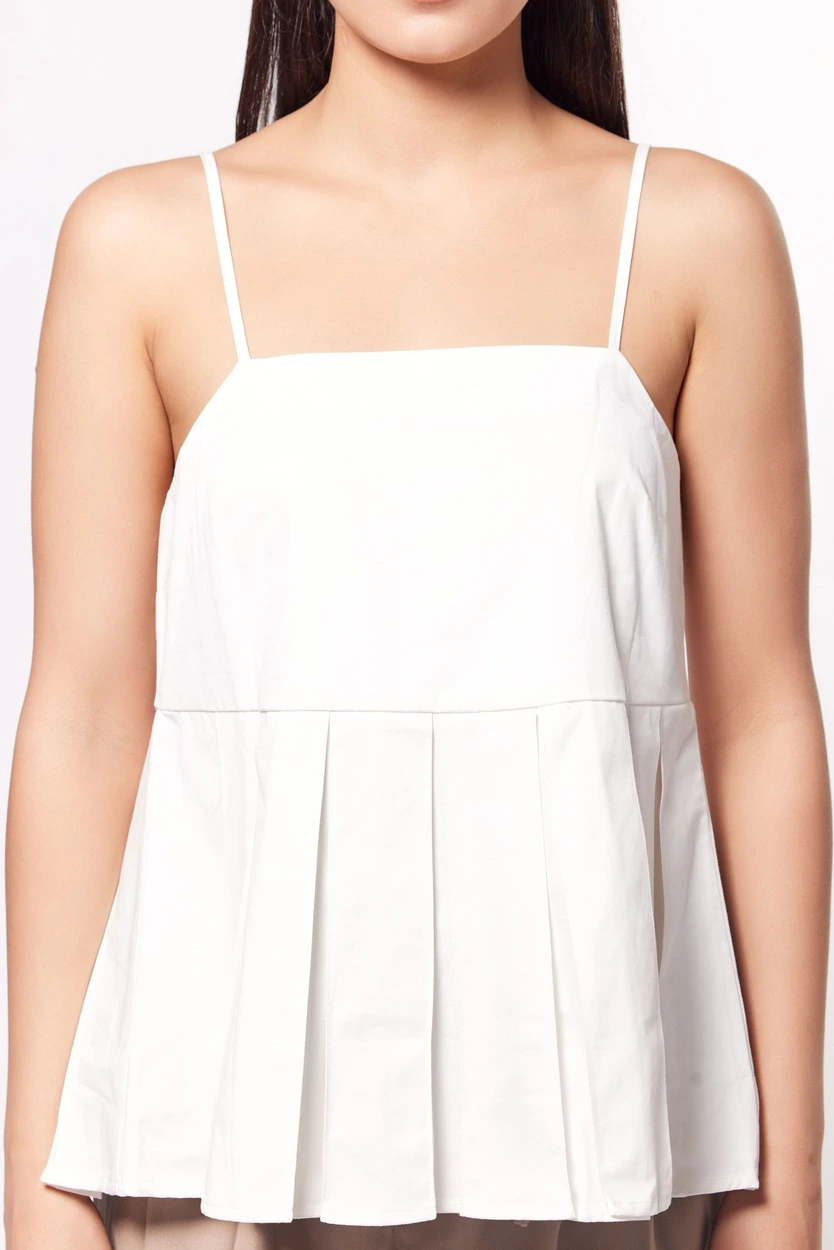 Топ белый для женщин 44264-4 46