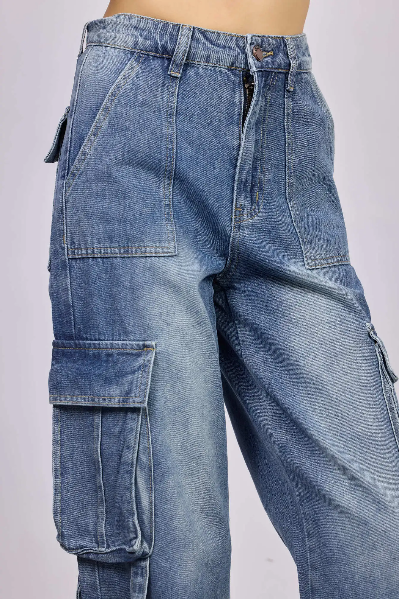 Джинсы синий для женщин 42274-65 74