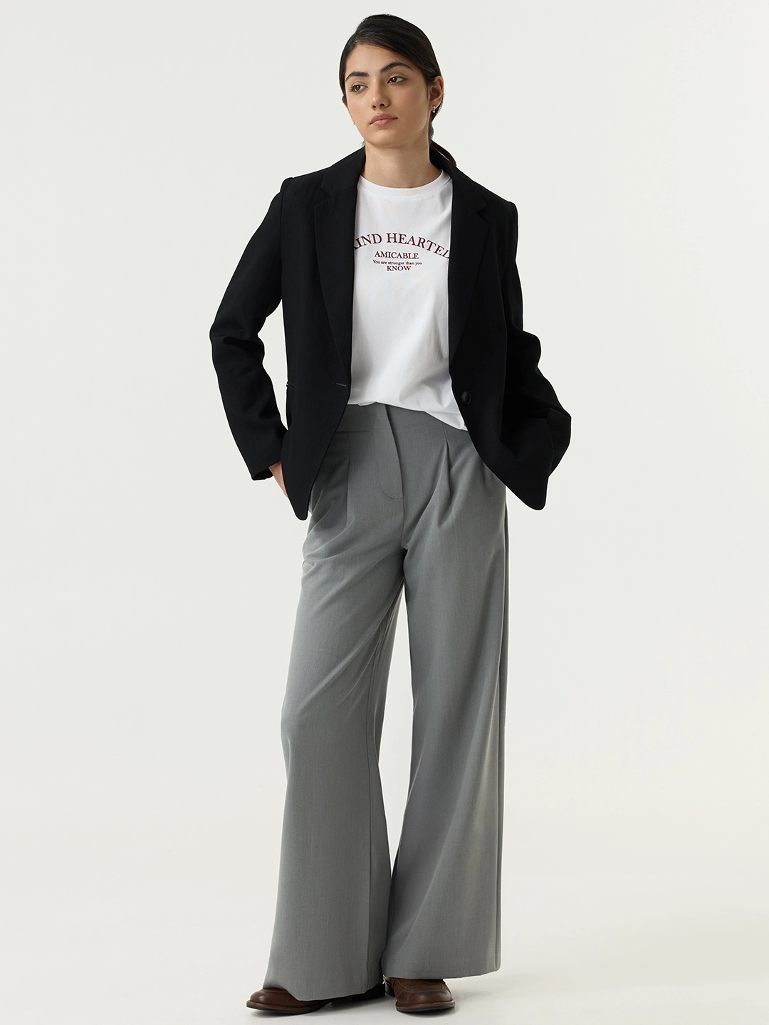 Брюки серый для женщин 48104-61 71