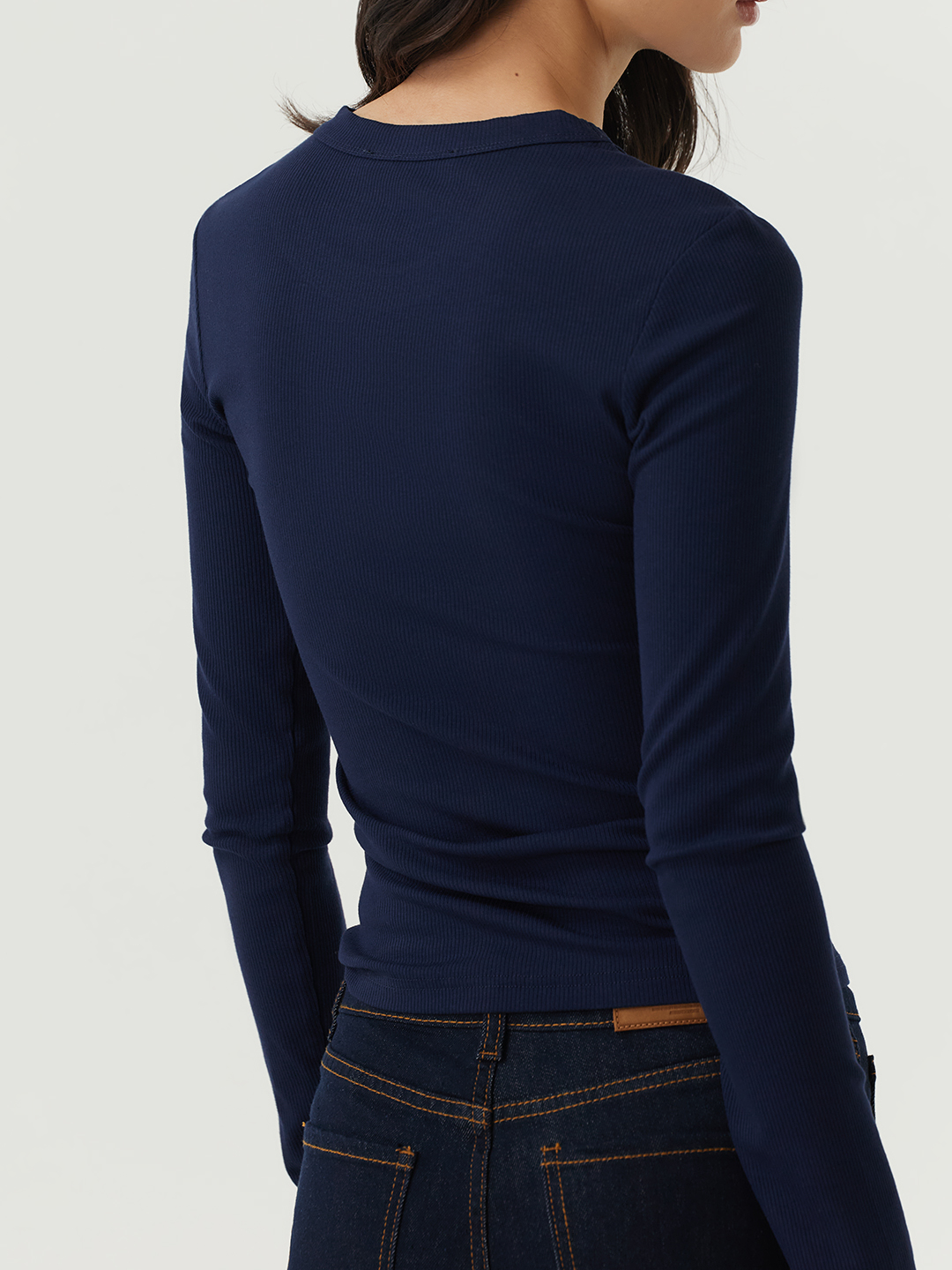 Лонгслив синий для женщин 48173-65 59