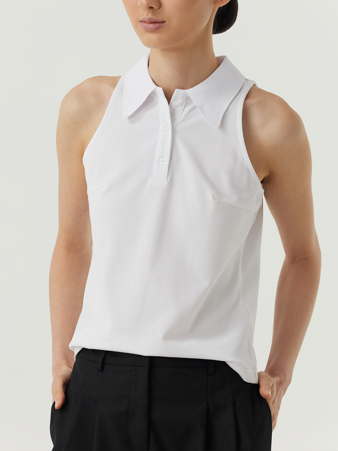 Топ белый для женщин 48217-4 46