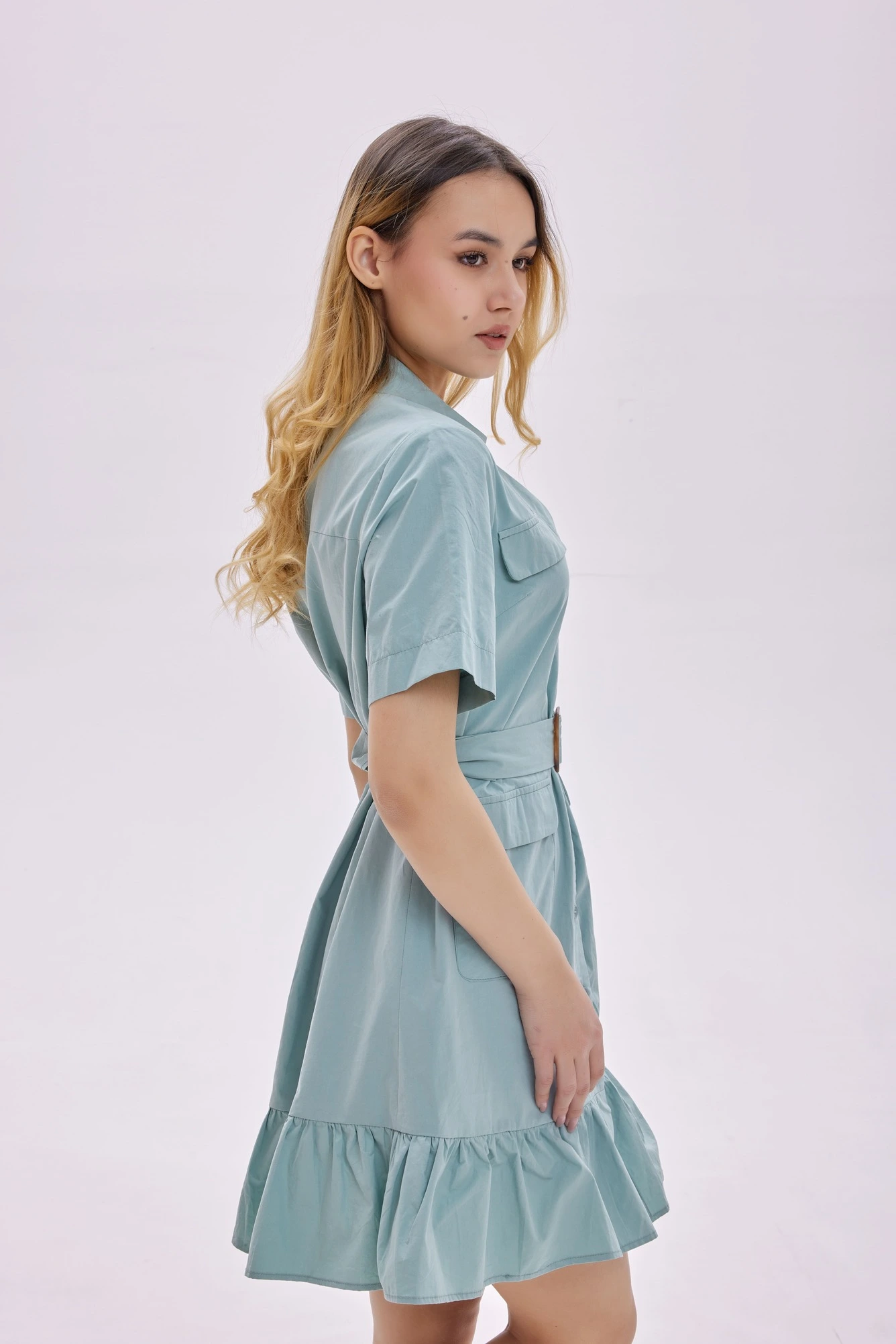 Платье темно-зеленый для женщин 40103-20 54