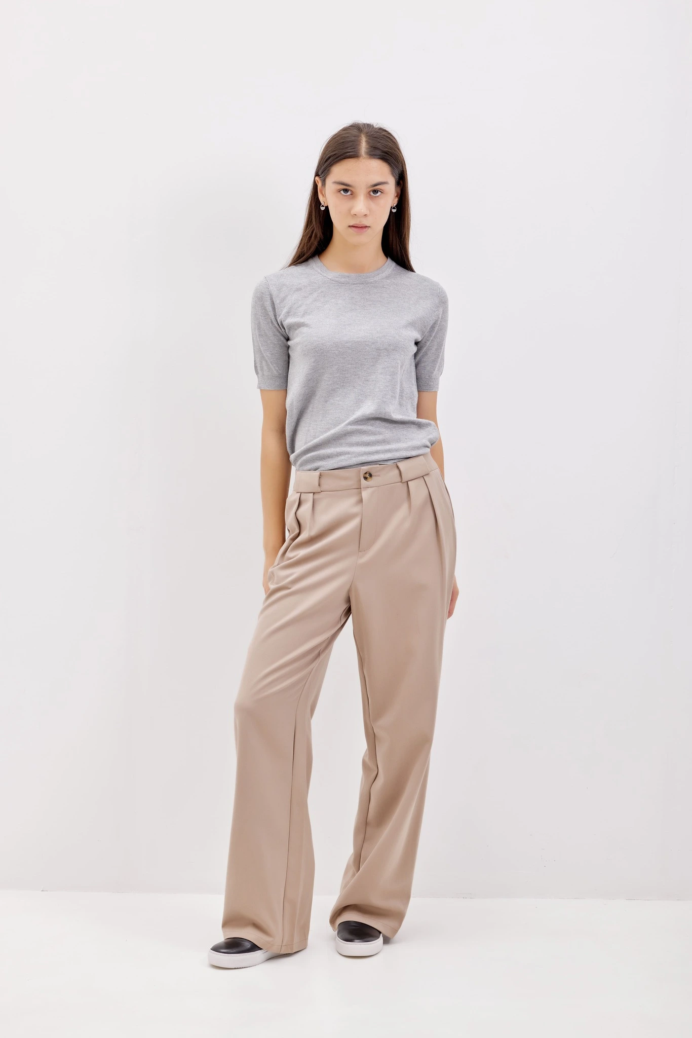 Брюки бежевый для женщин 42185-15 71