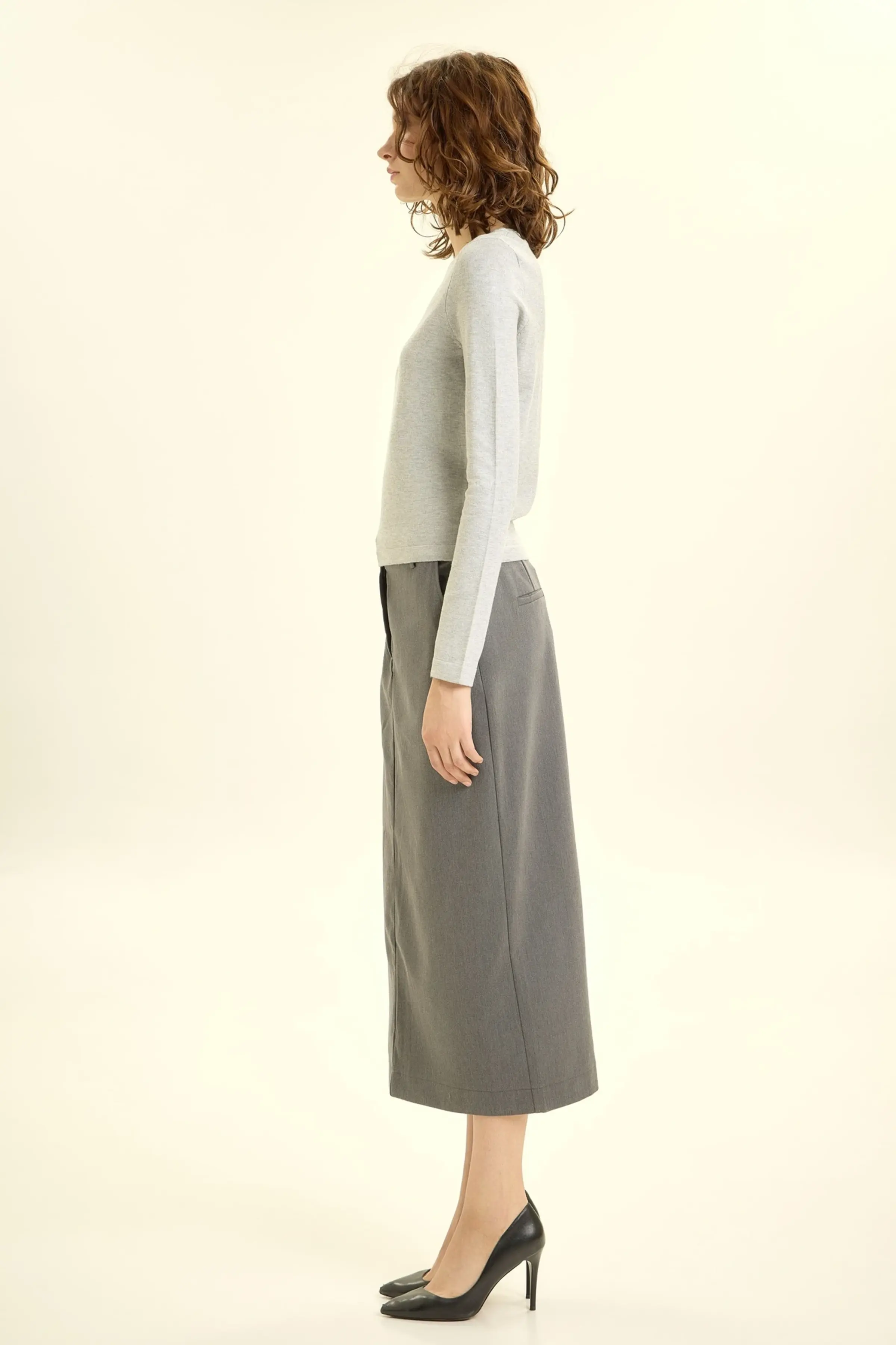 Джемпер серый для женщин 46129-61 60