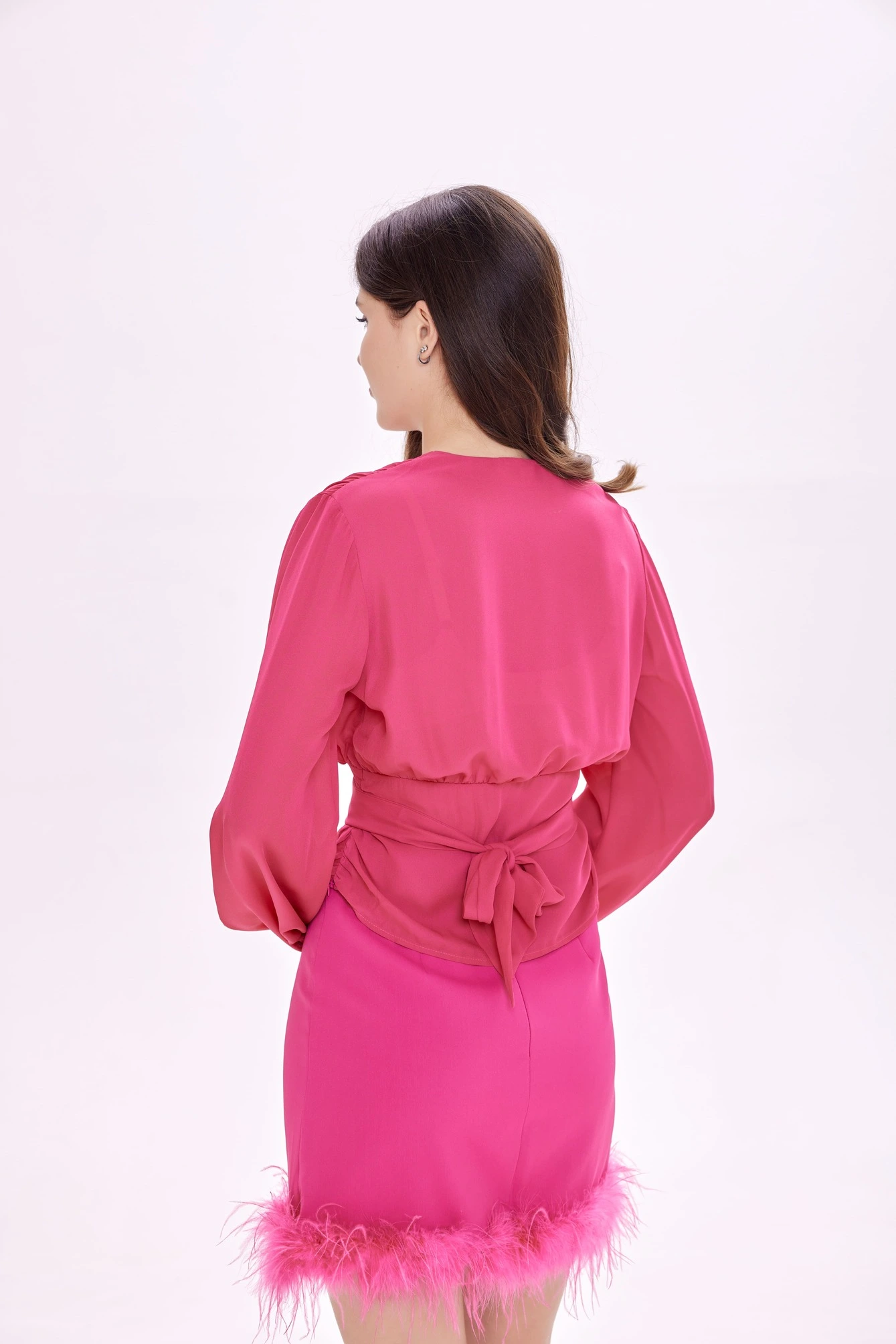 Блузка фуксия для женщин 39254-22 28