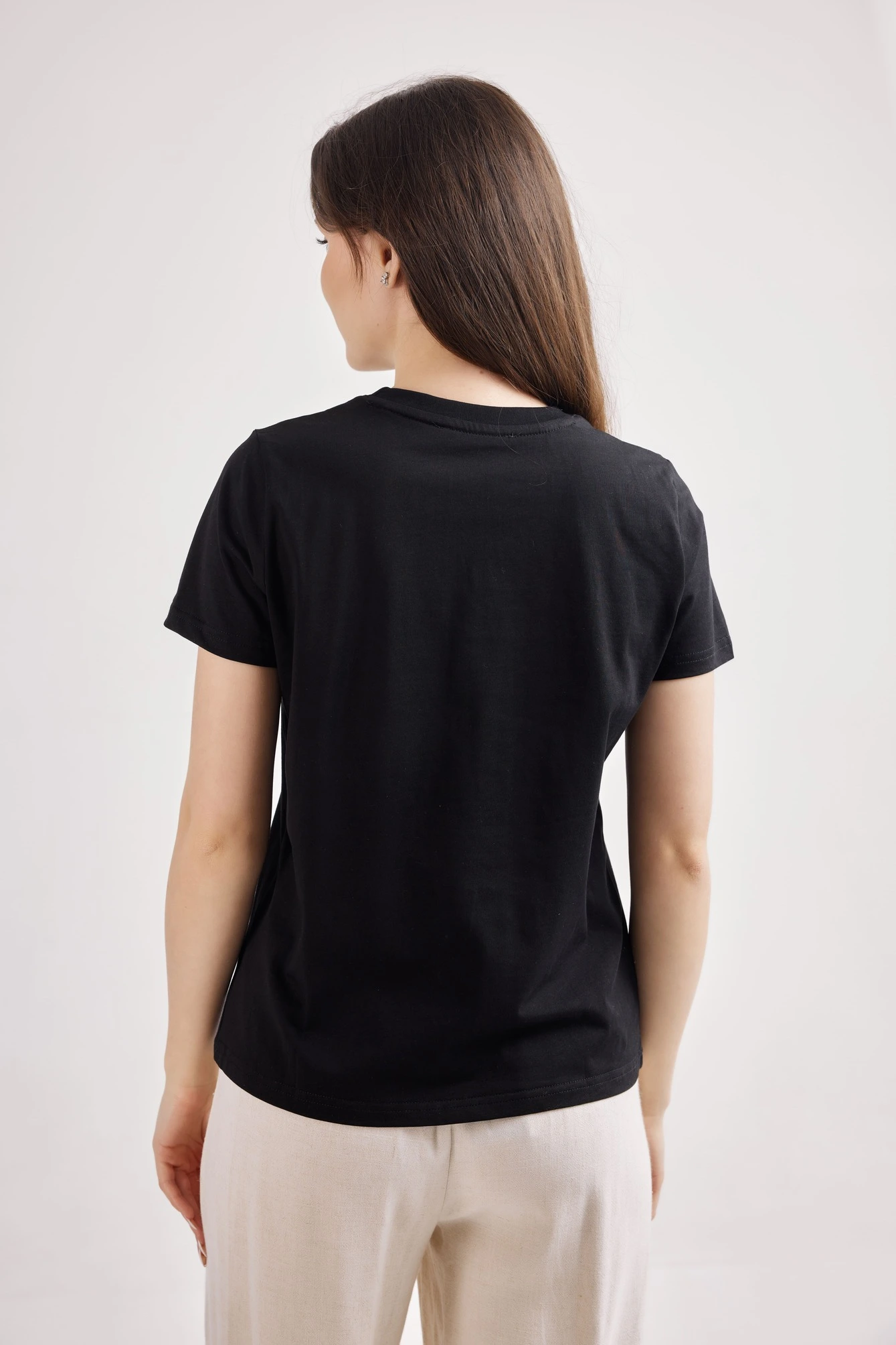 Футболка черный для женщин 41114-1 67