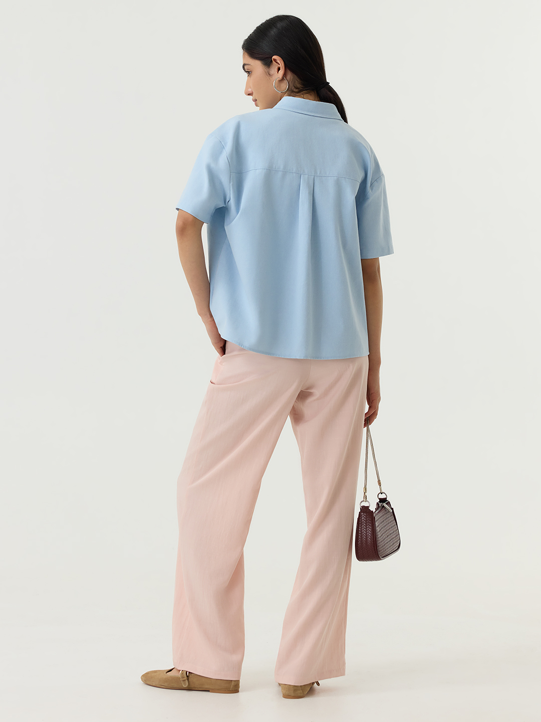 Рубашка голубой для женщин 48235-10 66