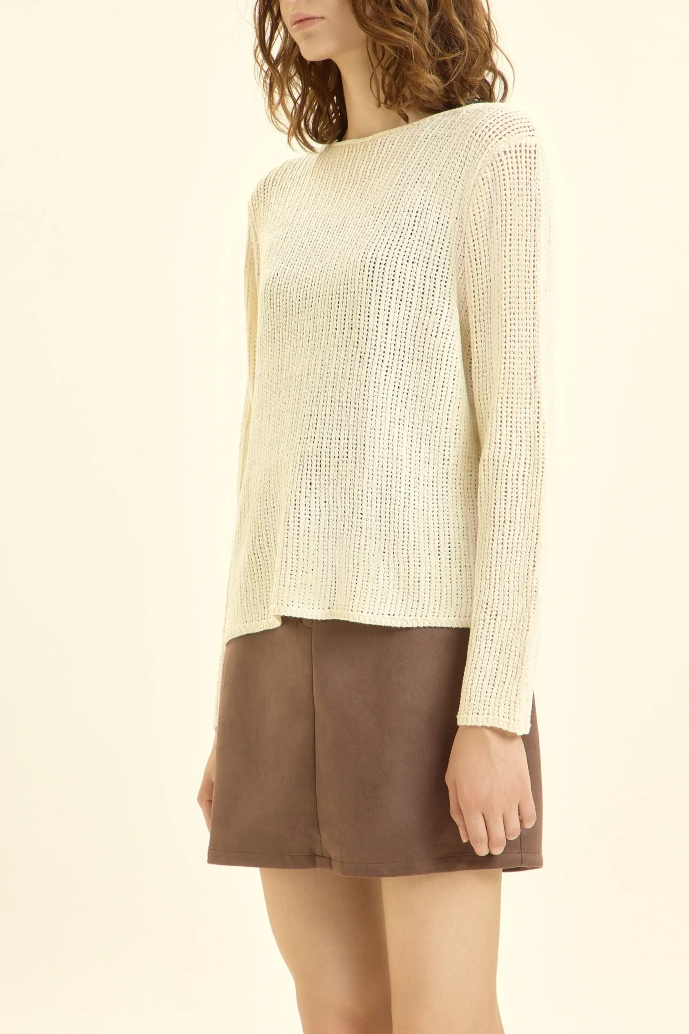 Джемпер бежевый для женщин 46191-15 60