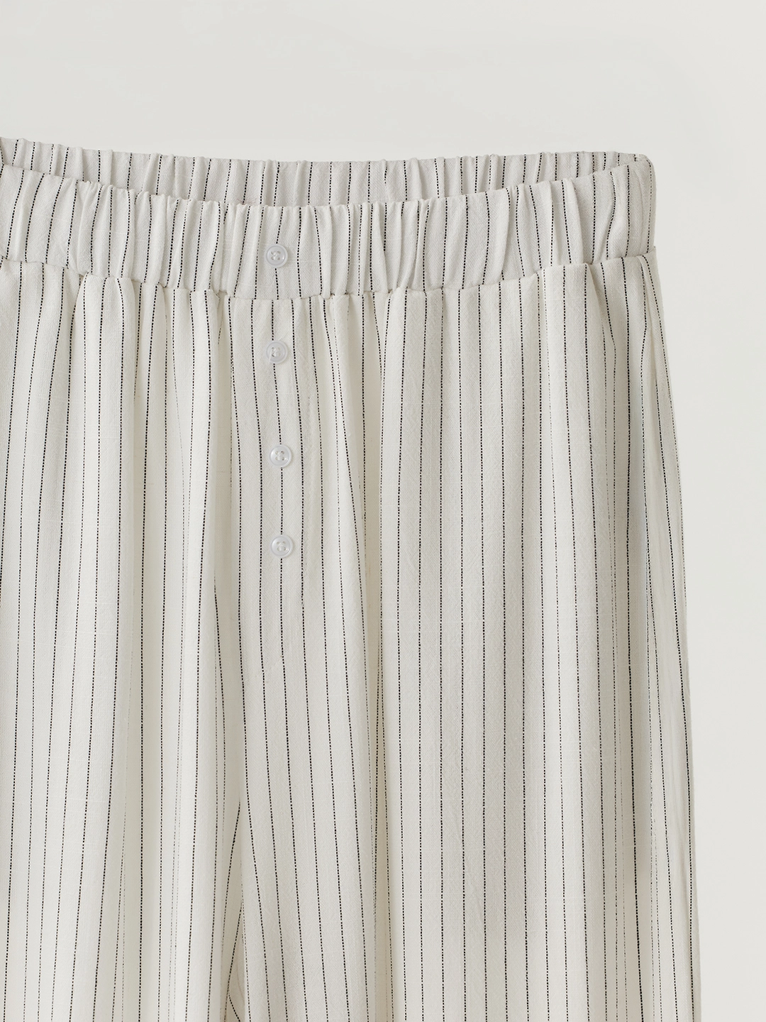 Брюки бело-черная полоска для женщин 48347-46 71