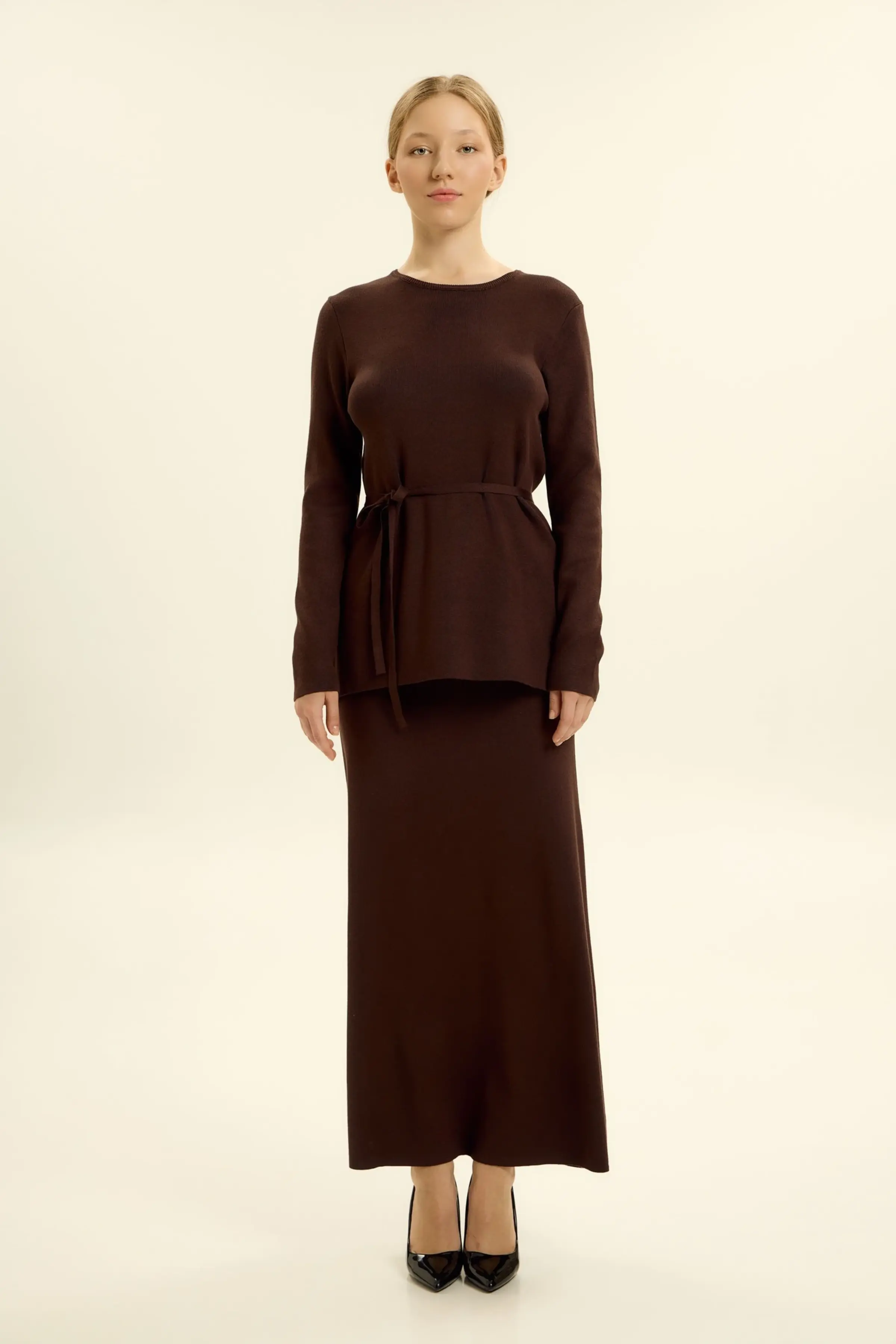 Джемпер коричневый для женщин 46208-13 60